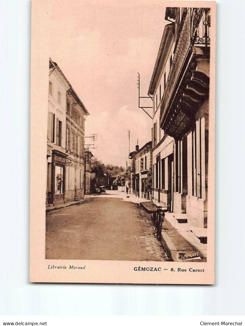 GEMOZAC : Rue Carnot - Très Bon état - Autres & Non Classés