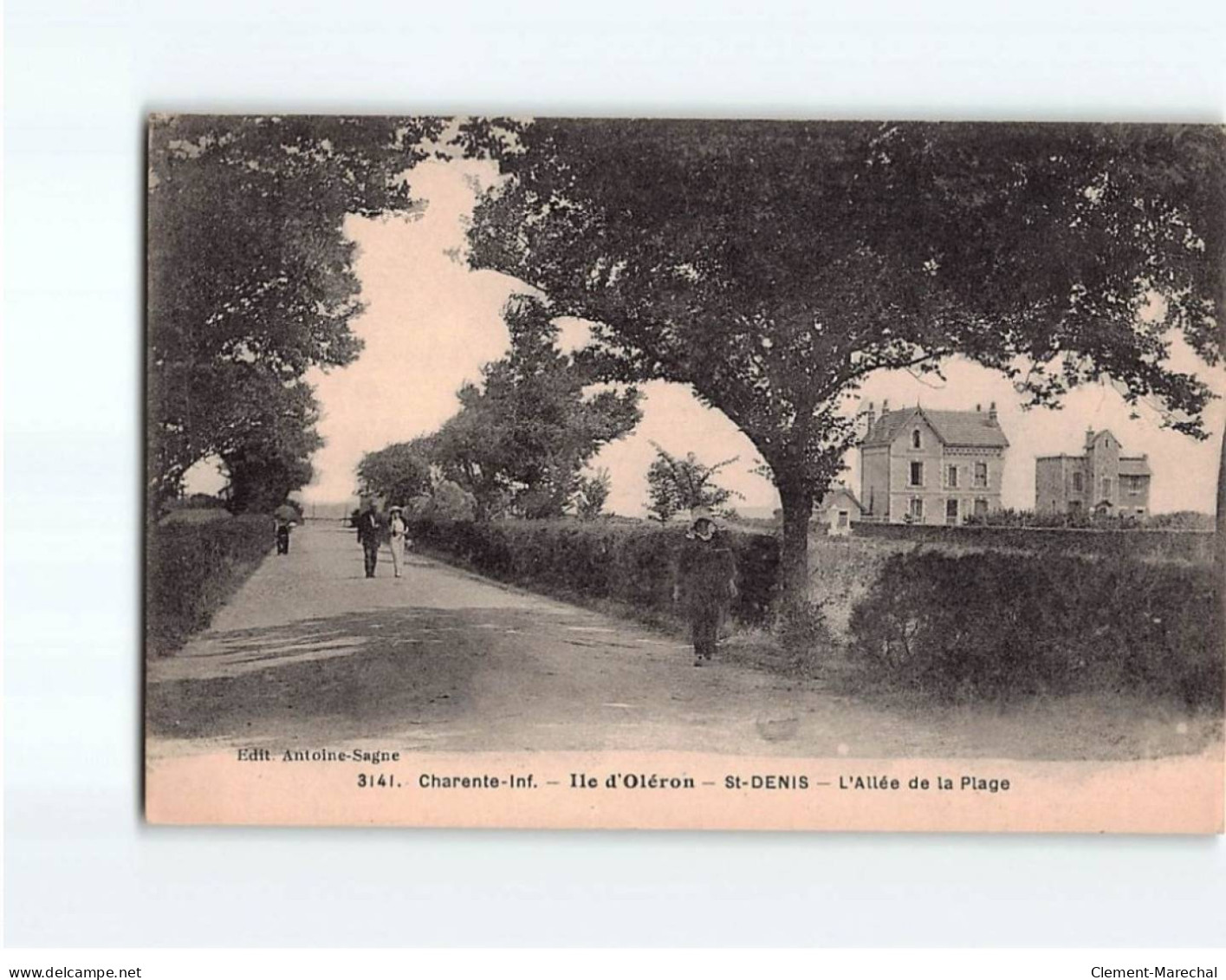 ILE D'OLERON : Saint-Denis, L'allée De La Plage - état - Ile D'Oléron