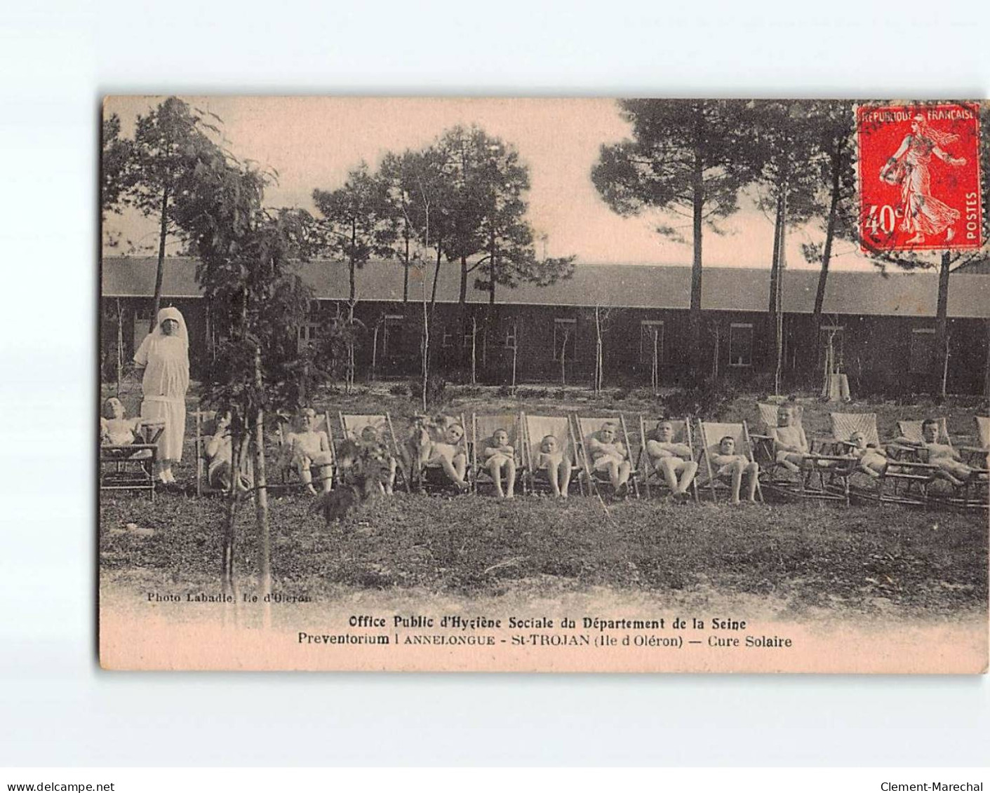 ILE D'OLERON : Saint-Trojan, Préventorium L'Annelongue, Cure Solaire - Très Bon état - Ile D'Oléron