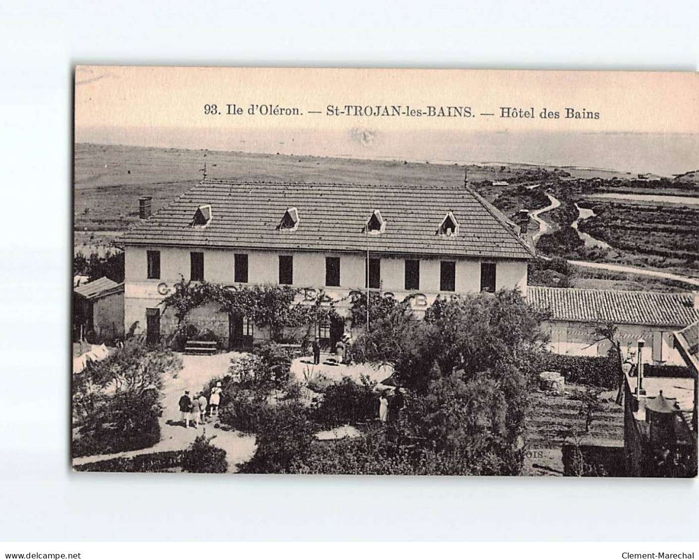 ILE D'OLERON : Saint-Trojan Les Bains, Hôtel Des Bains - Très Bon état - Ile D'Oléron