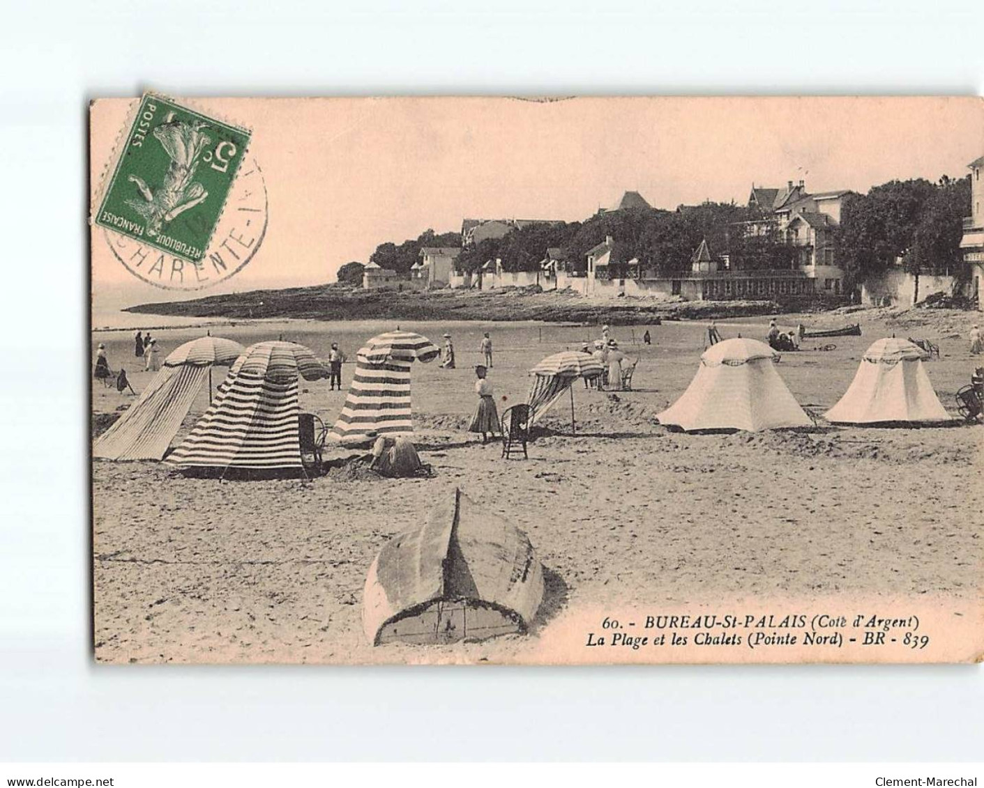 SAINT PALAIS : La Plage Et Les Chalets - Très Bon état - Saint-Palais-sur-Mer