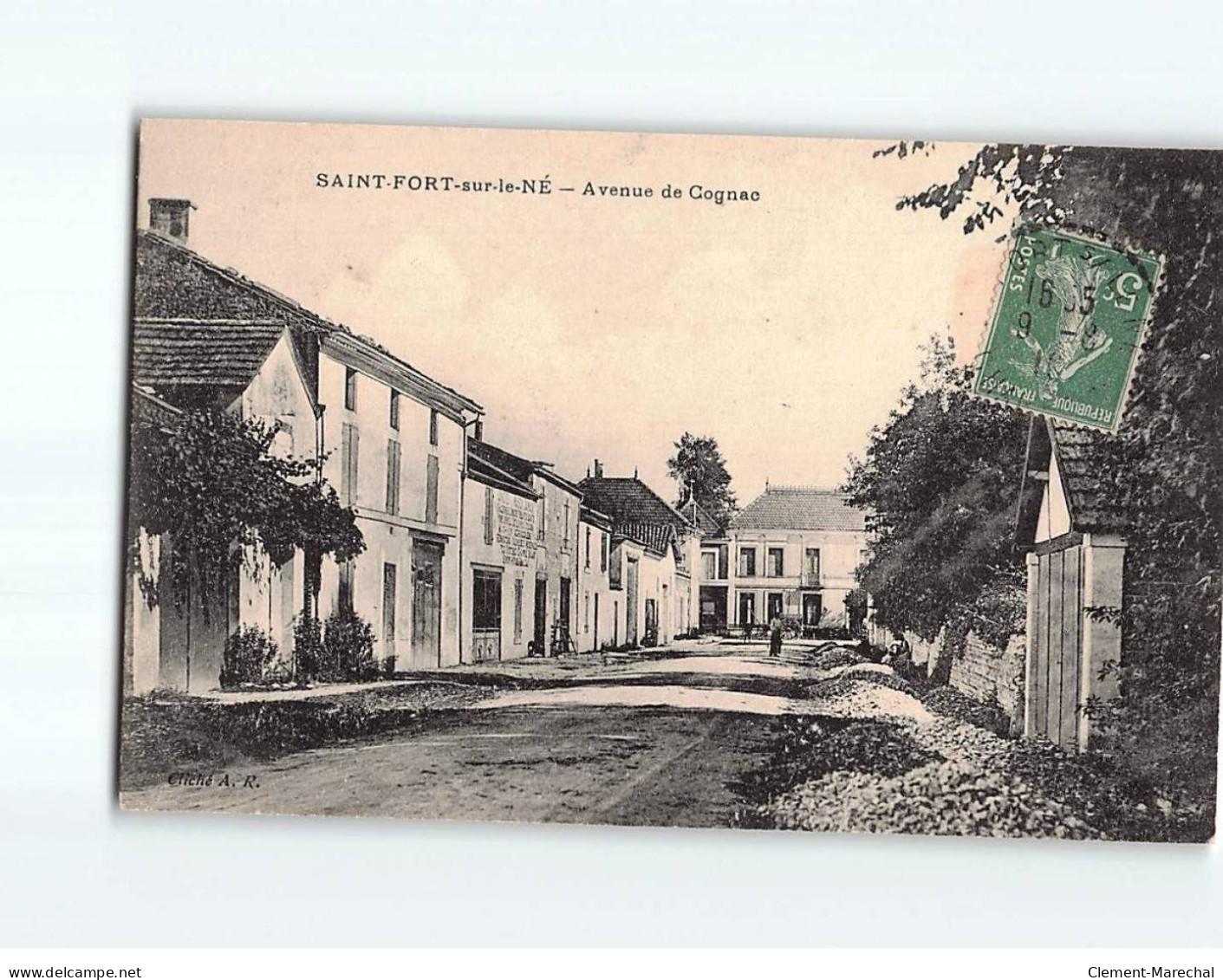 SAINT FORT SUR LE NE : Avenue De Cognac - Très Bon état - Sonstige & Ohne Zuordnung