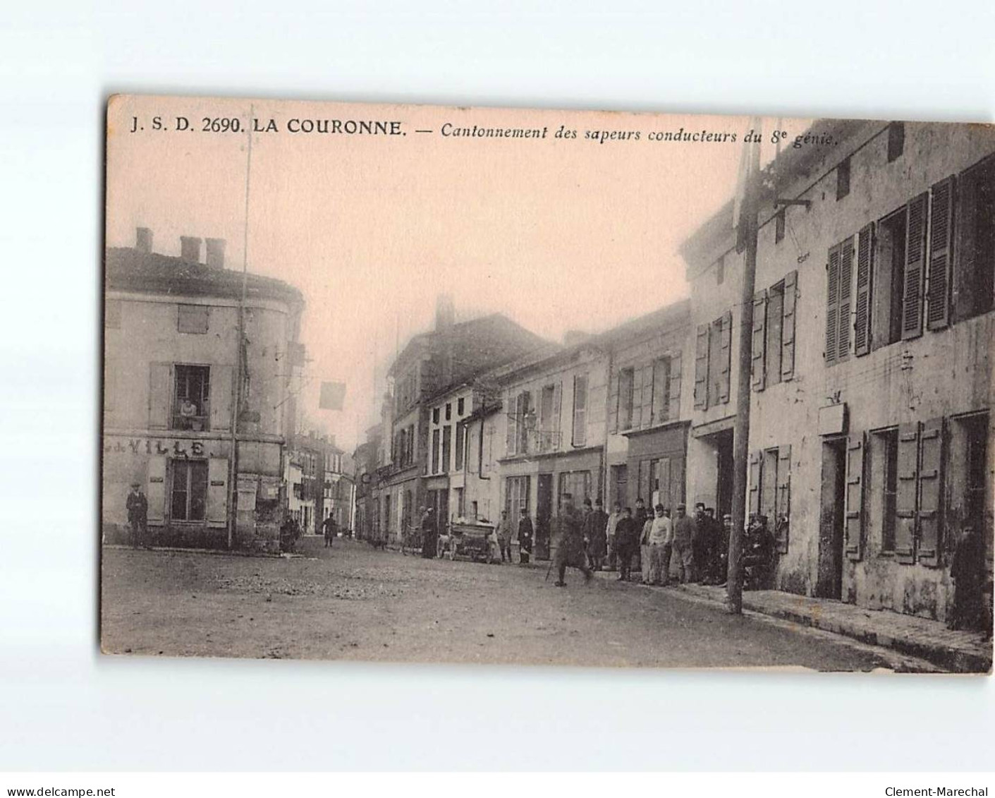 LA COURONNE : Cantonnement Des Sapeurs Conducteurs Du 8ème Génie - Très Bon état - Andere & Zonder Classificatie