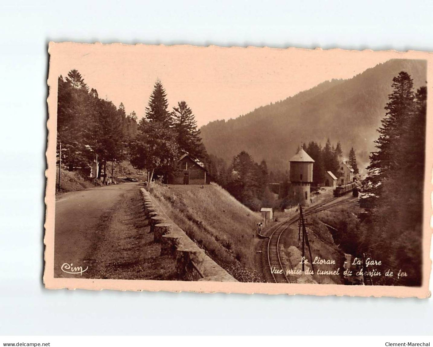 LE LIORAN : La Gare, Vue Prise Du Tunnel Du Chemin De Fer - Très Bon état - Autres & Non Classés