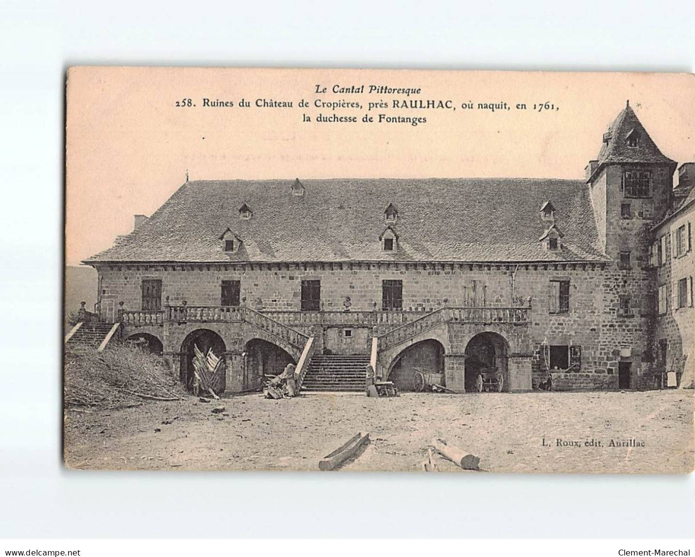 Ruines Du Château De Cropières, Près RAULHAC - Très Bon état - Sonstige & Ohne Zuordnung
