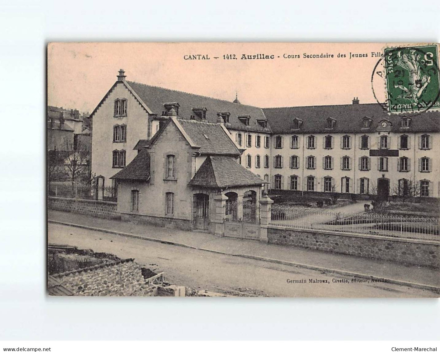 AURILLAC : Cours Secondaire Des Jeunes Filles - Très Bon état - Aurillac