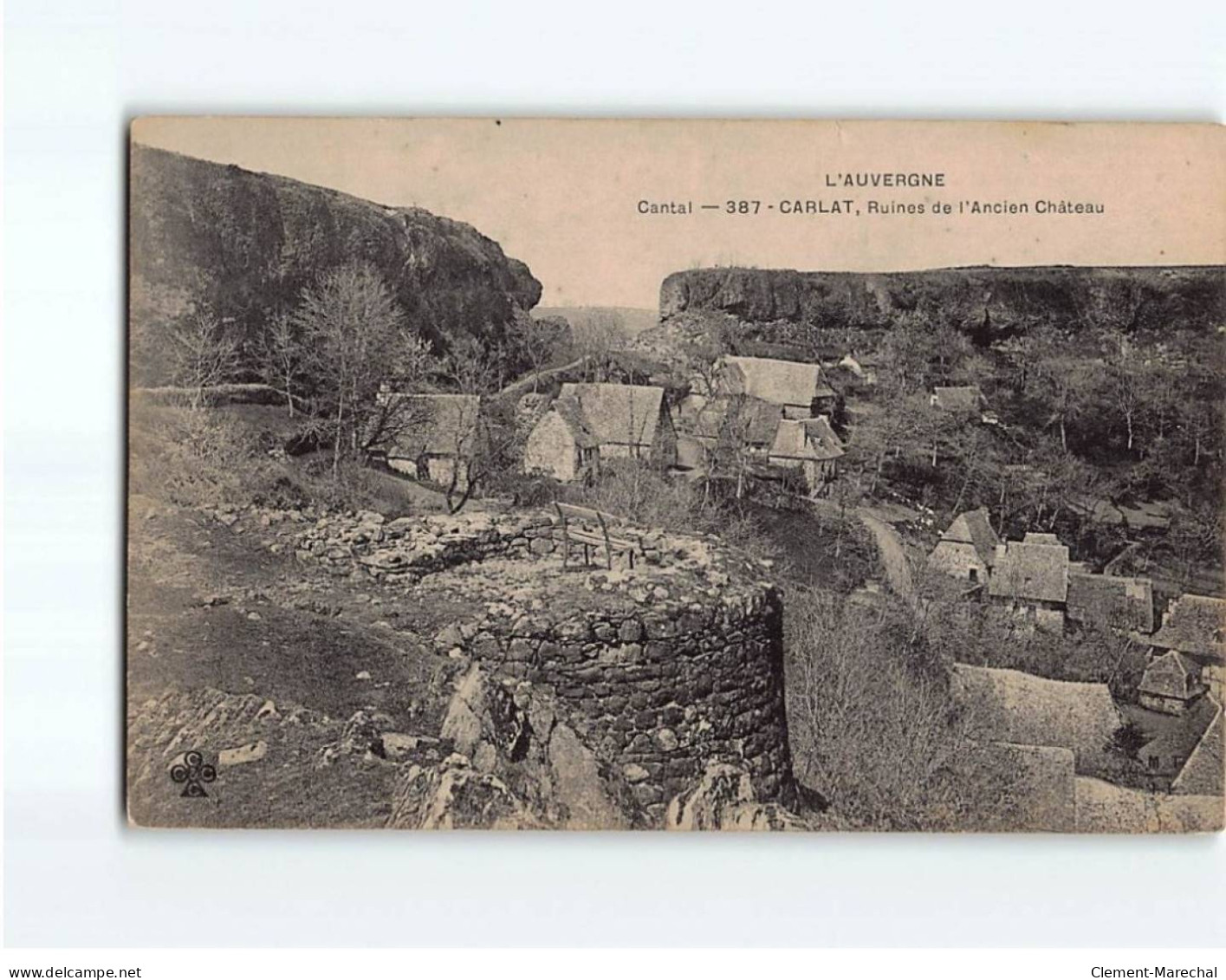 CARLAT : Ruines De L'Ancien Château - Très Bon état - Carlat