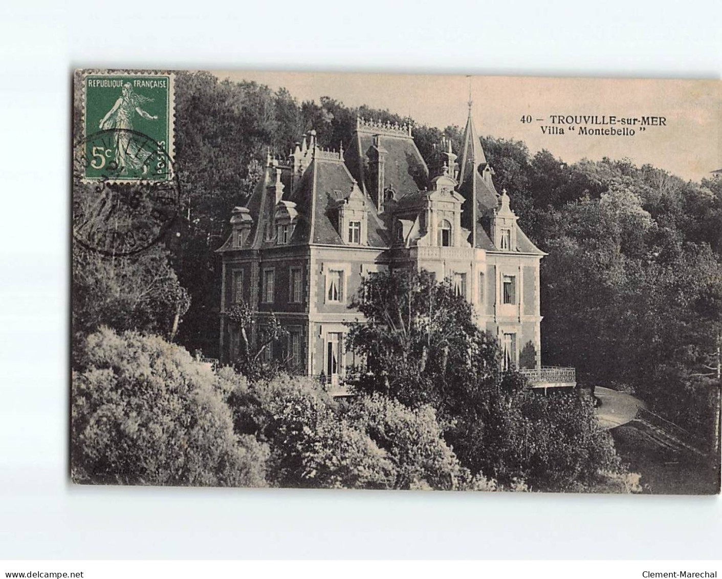 TROUVILLE : Villa ""Montebello"" - Très Bon état - Trouville
