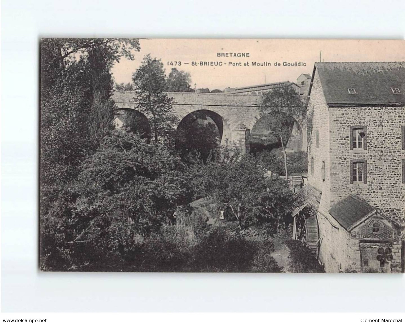 SAINT BRIEUC : Pont Et Moulin De Gouëdic - Très Bon état - Saint-Brieuc