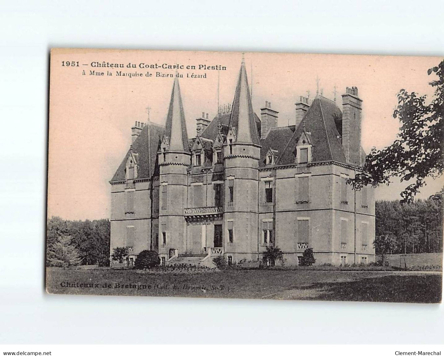 Château Du Coat-Caric En Plestin - Très Bon état - Autres & Non Classés