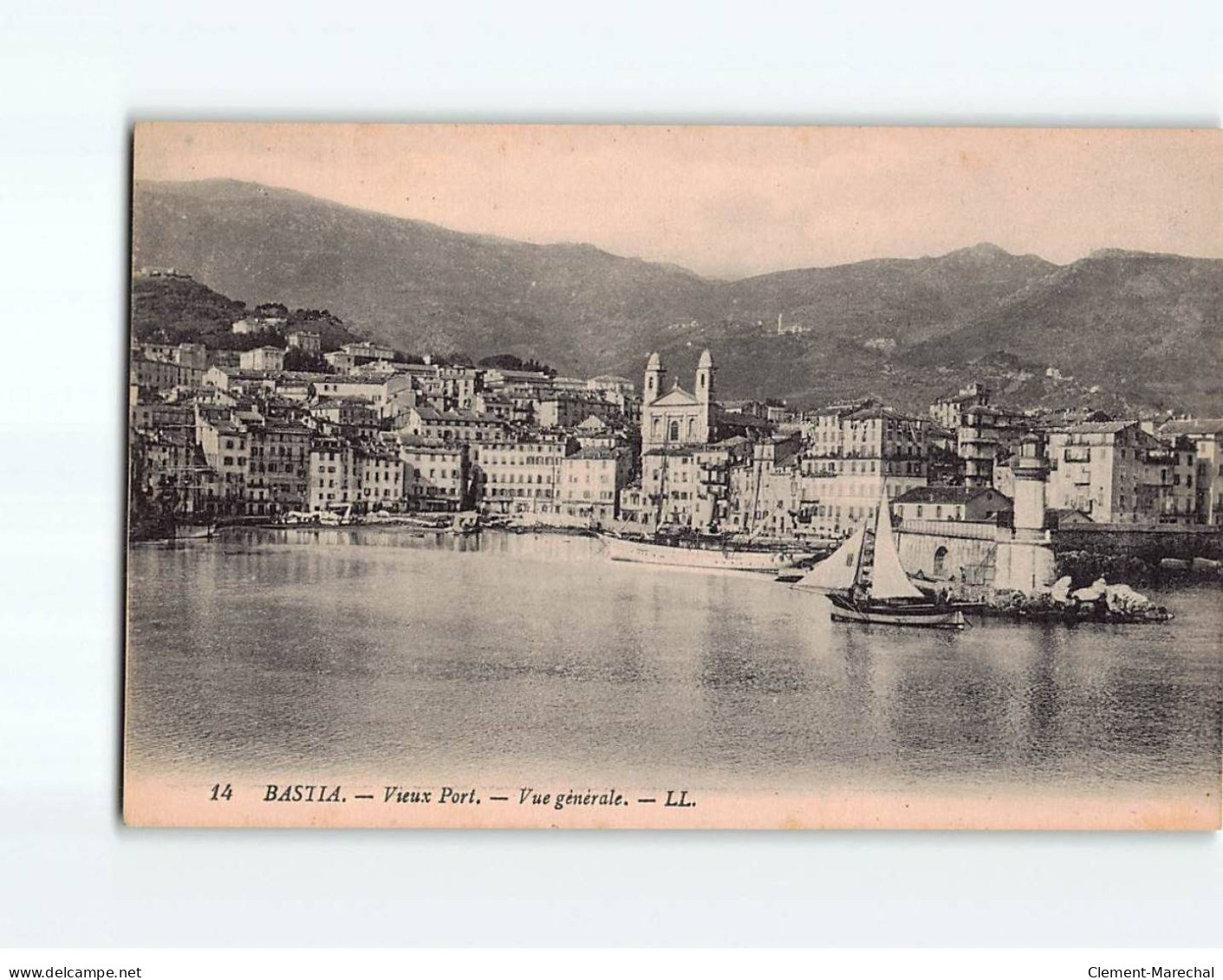 BASTIA : Vieux Port, Vue Générale - Très Bon état - Bastia