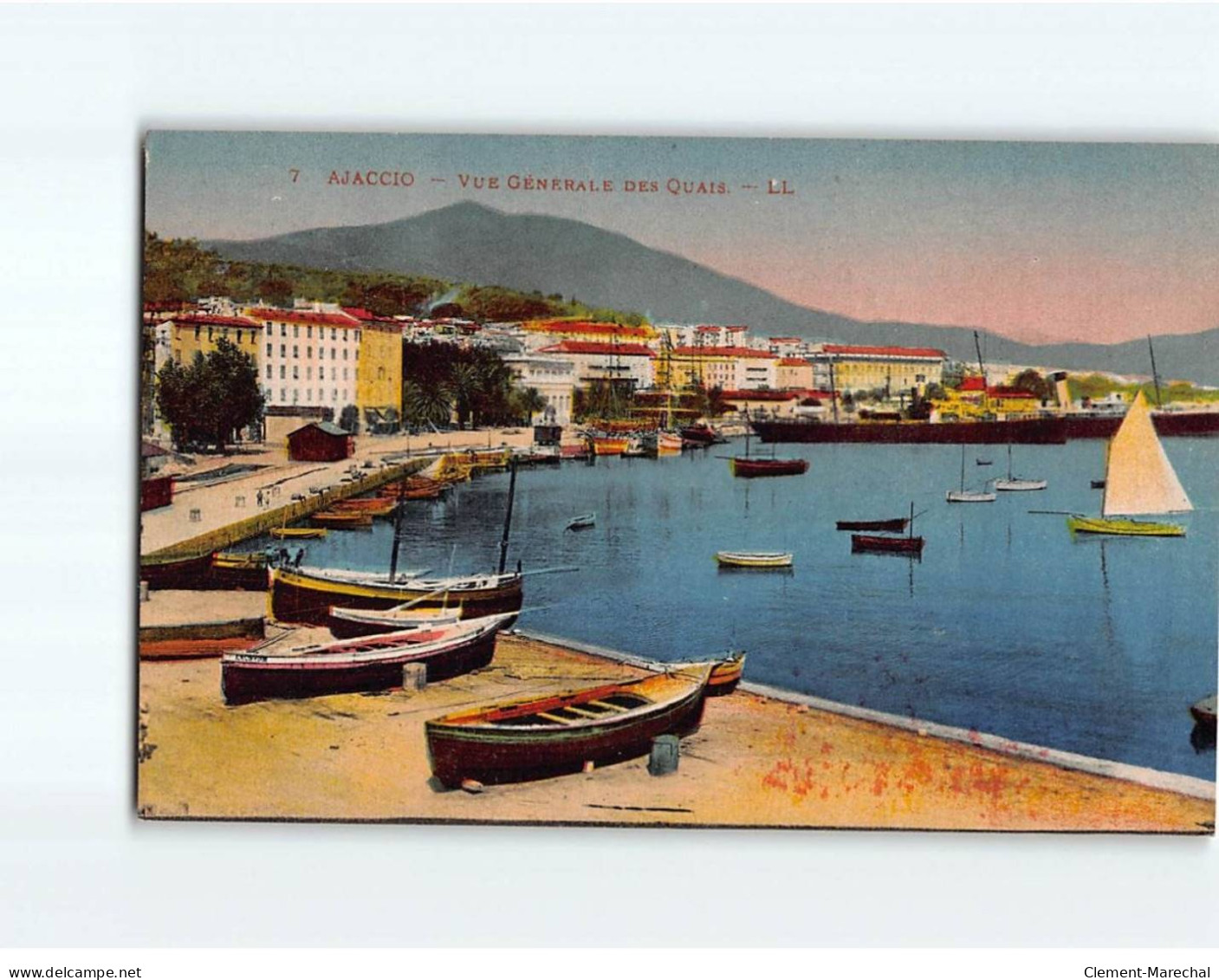 AJACCIO : Vue Générale Des Quais - Très Bon état - Ajaccio