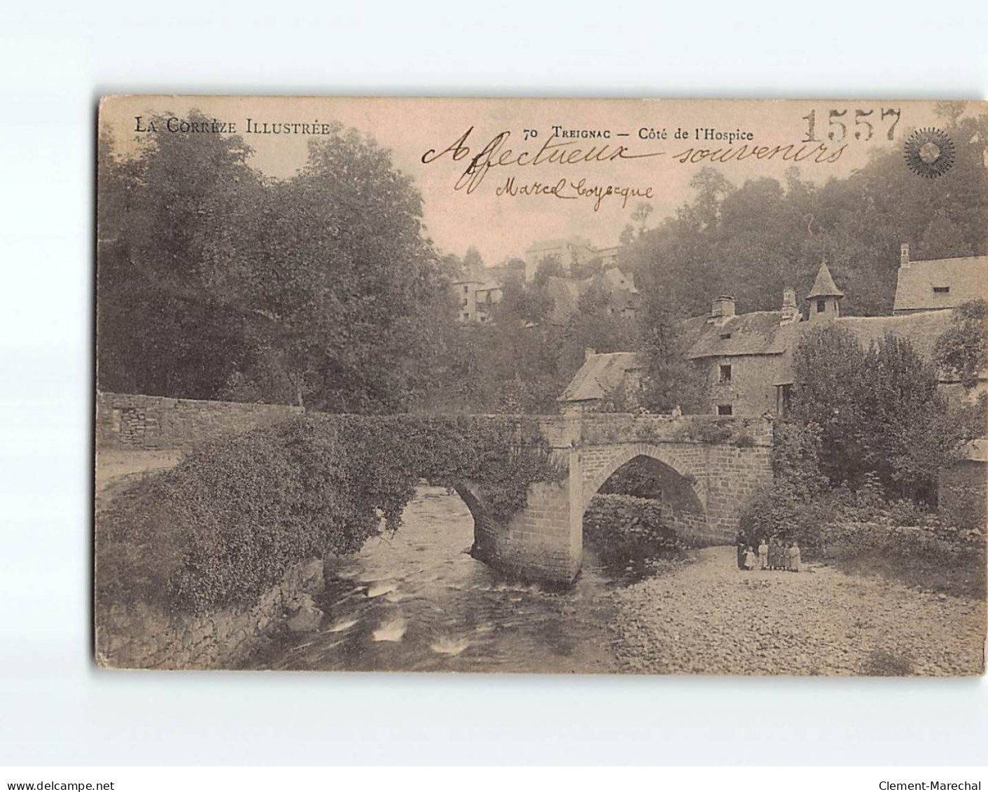 TREIGNAC : Côté De L'Hospice - état - Treignac