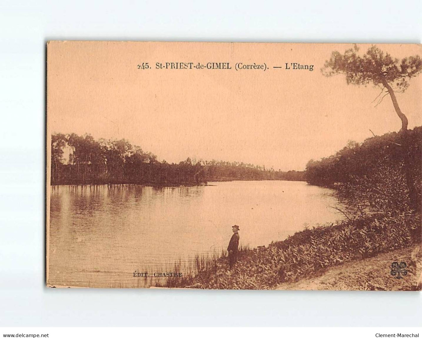 SAINT PRIEST DE GIMEL : L'Etang - Très Bon état - Andere & Zonder Classificatie