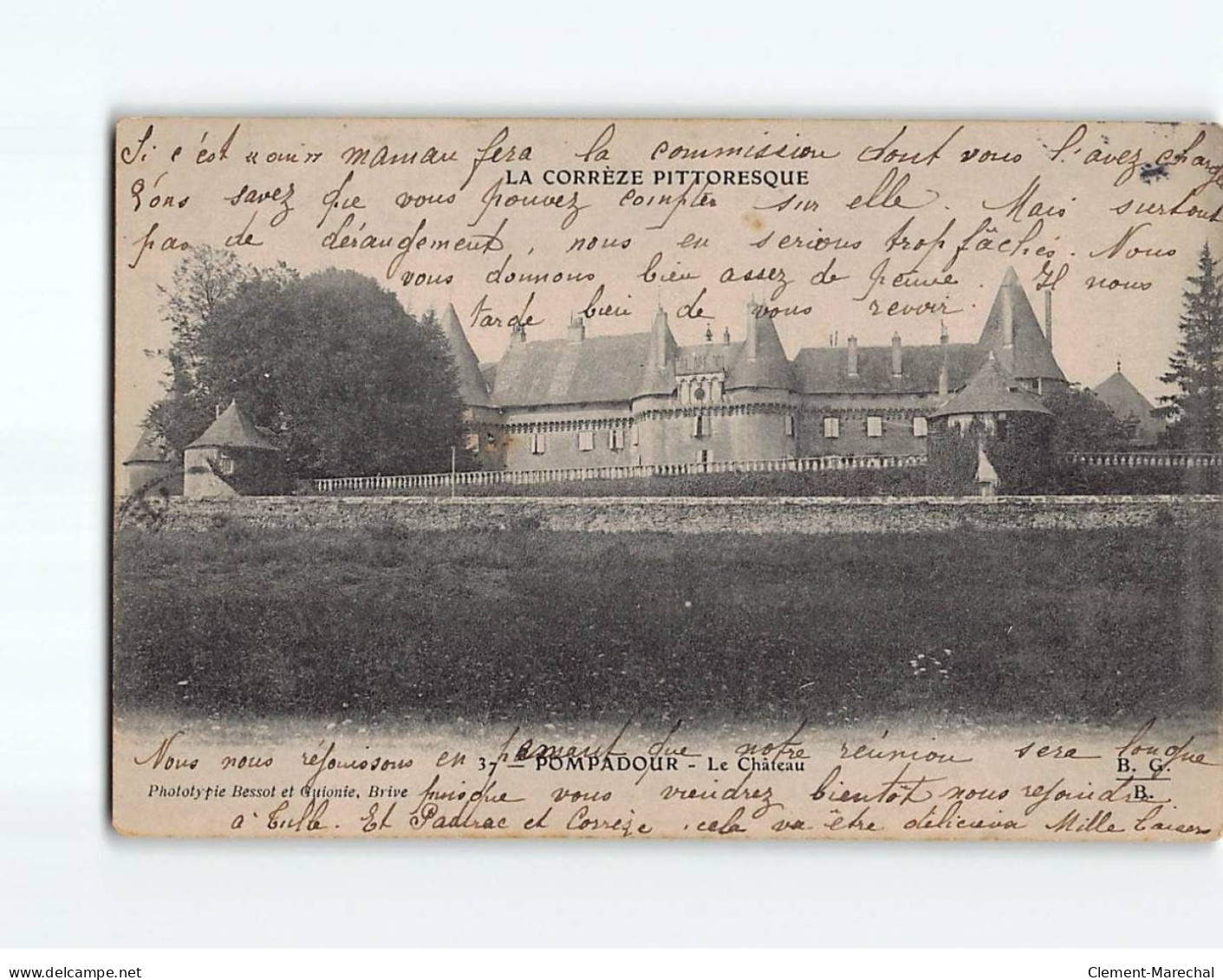 POMPADOUR : Le Château - Très Bon état - Other & Unclassified