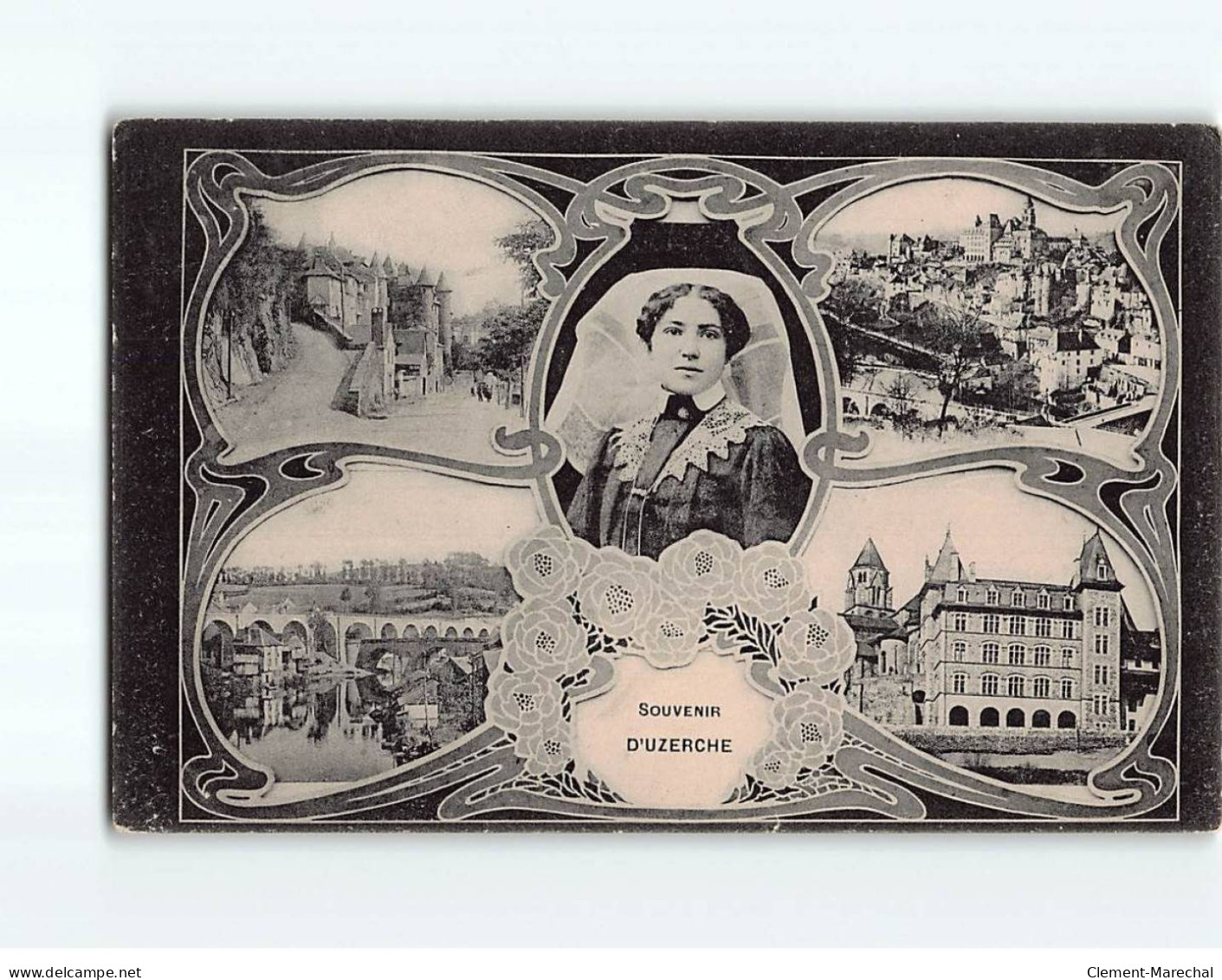 UZERCHE : Carte Souvenir - état - Uzerche