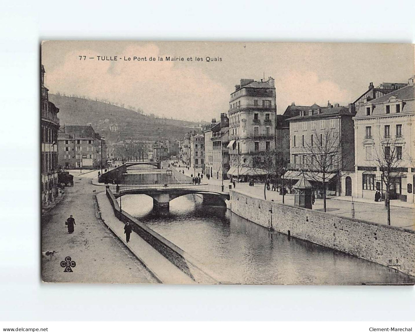 TULLE : Le Pont De La Mairie Et Les Quais - Très Bon état - Tulle