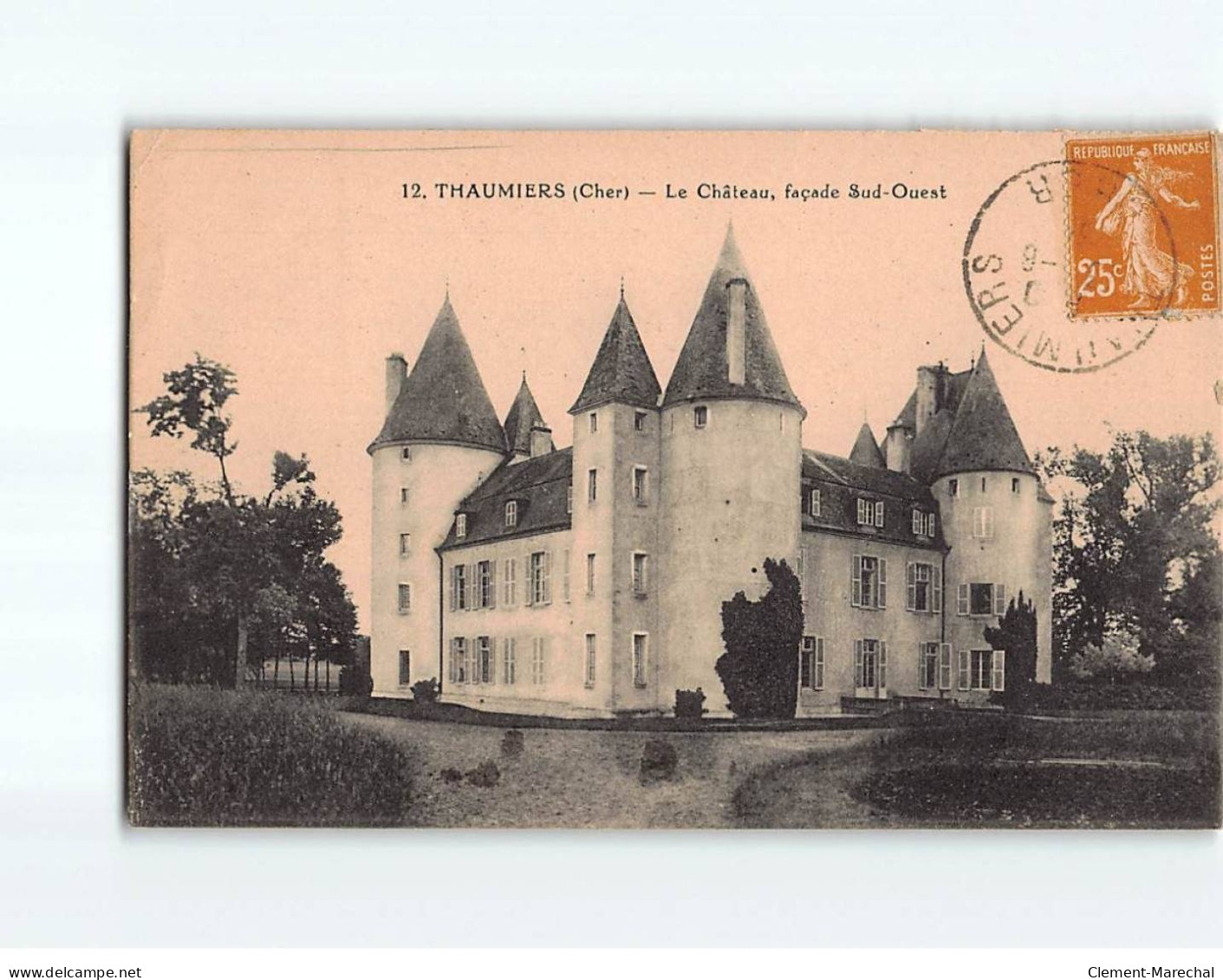 THAUMIERS : Le Château - état - Thaumiers