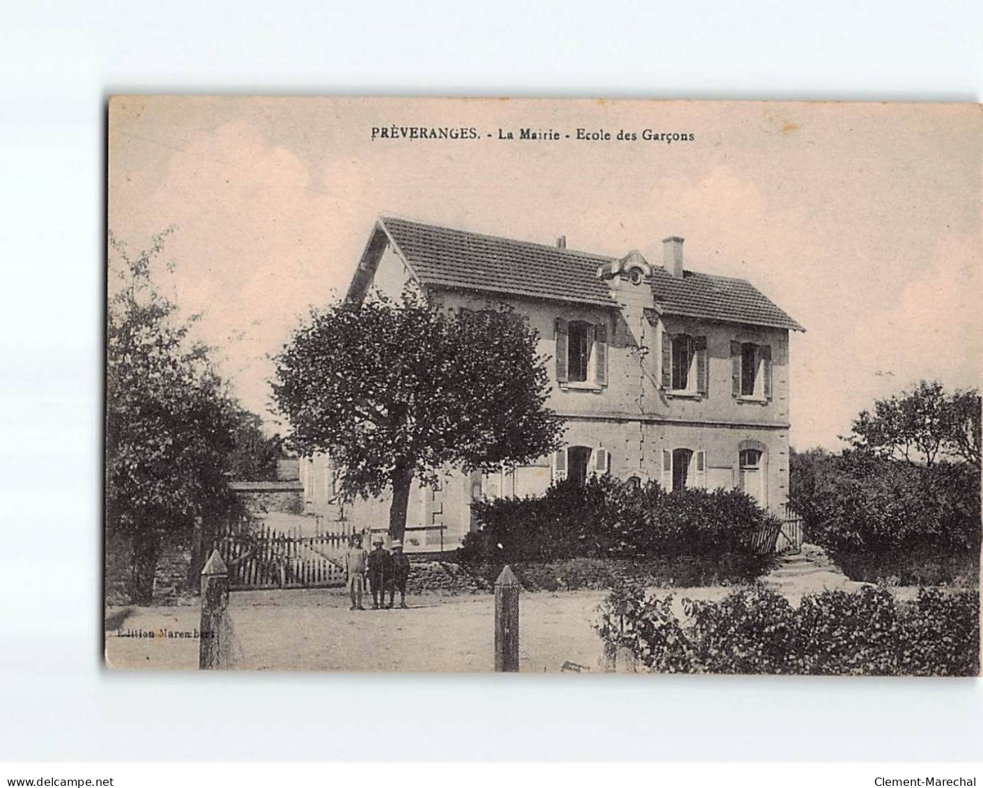 PREVERANGES : La Mairie, école Des Garçons - Très Bon état - Préveranges