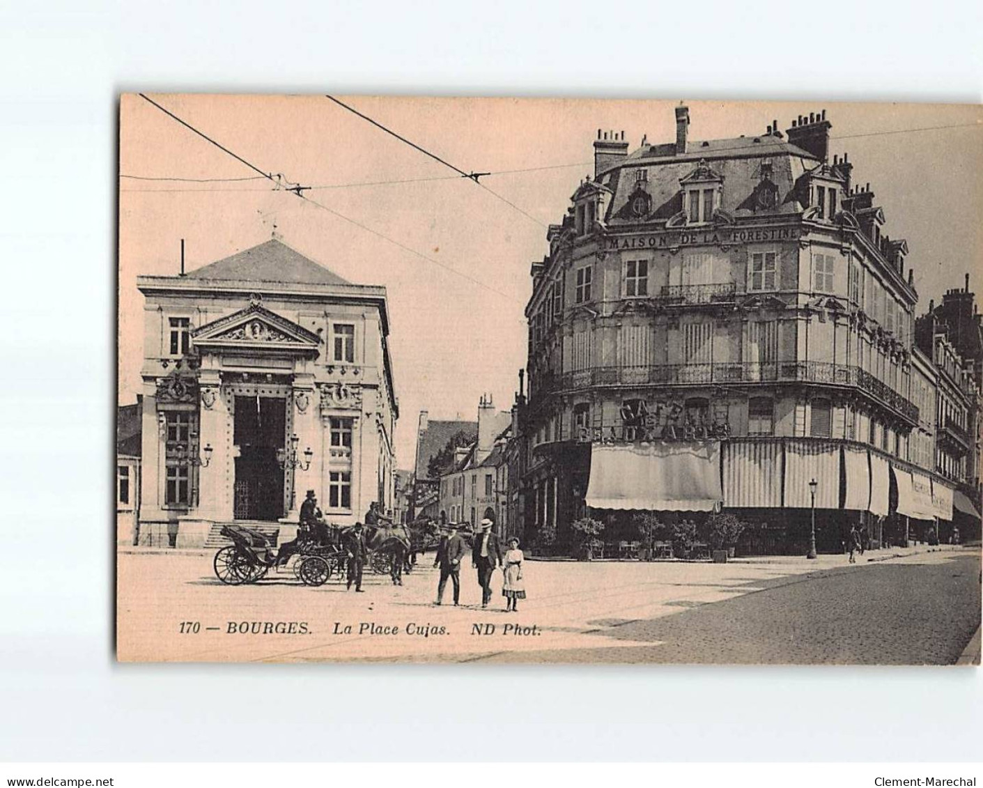 BOURGES : La Place Cujas - Très Bon état - Bourges