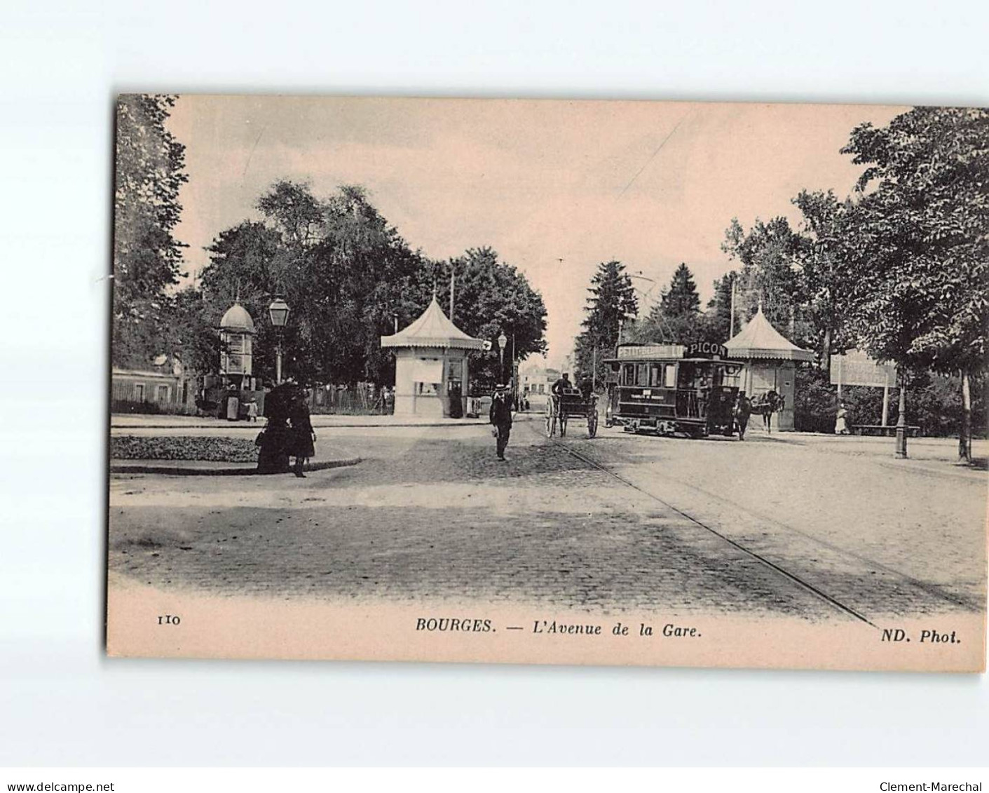 BOURGES : L'Avenue De La Gare - Très Bon état - Bourges