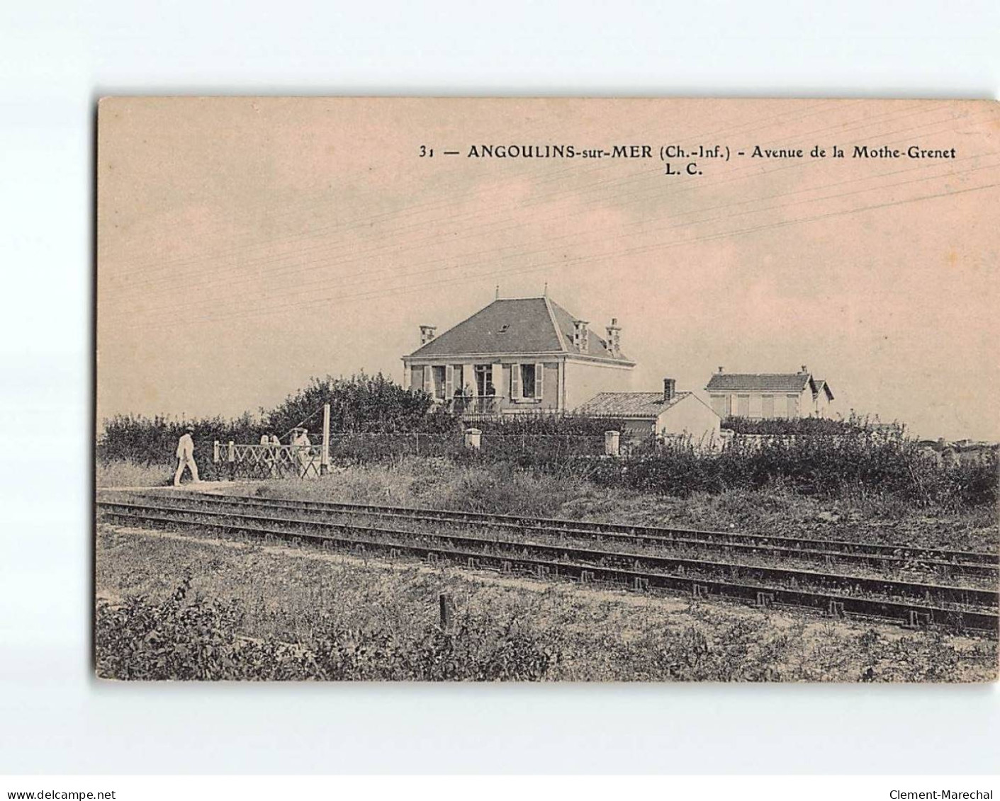 ANGOULINS SUR MER : Avenue De La Mothe-Grenet - Très Bon état - Sonstige & Ohne Zuordnung