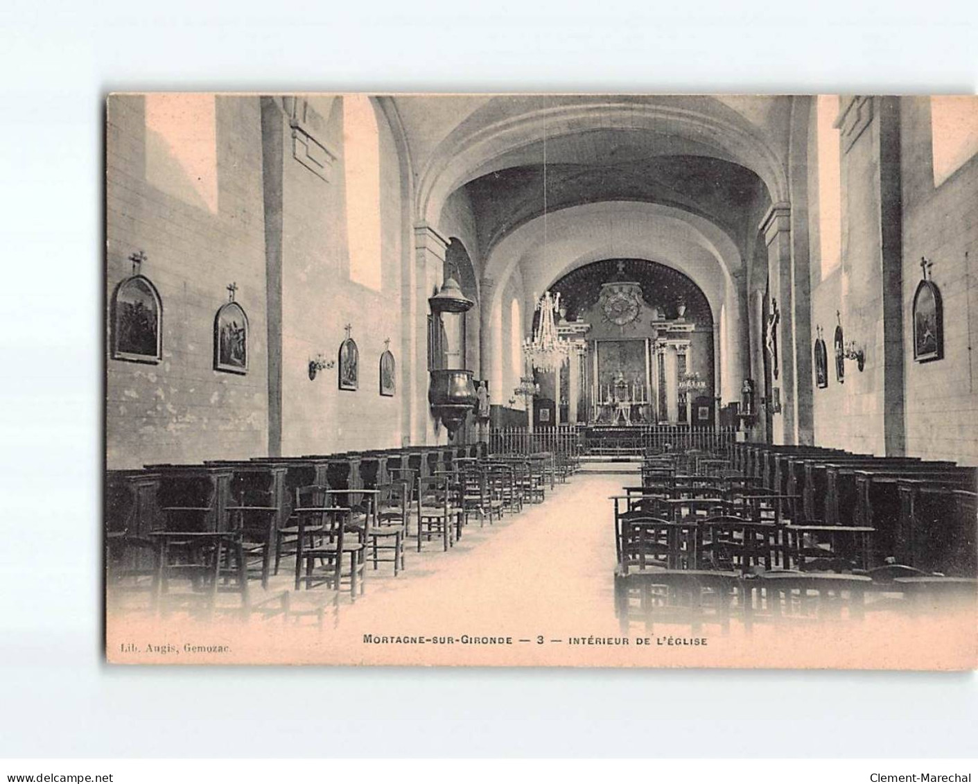 MONTENDRE : Intérieur De L'Eglise - Très Bon état - Montendre