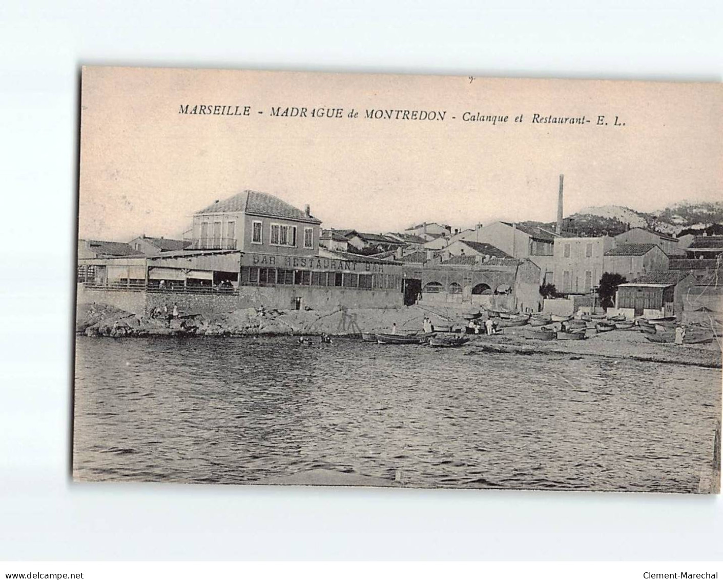 MARSEILLE : Madrague De Montredon, Calanque Et Restaurant - Très Bon état - Non Classés