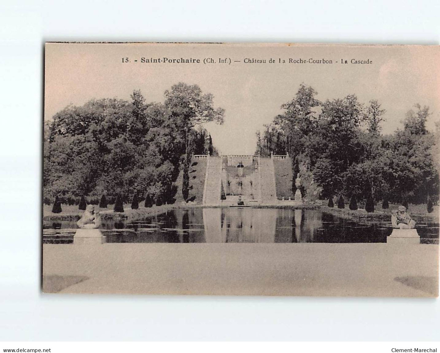 SAINT PORCHAIRE : Château De La Roche-Courbon, La Cascade - Très Bon état - Autres & Non Classés