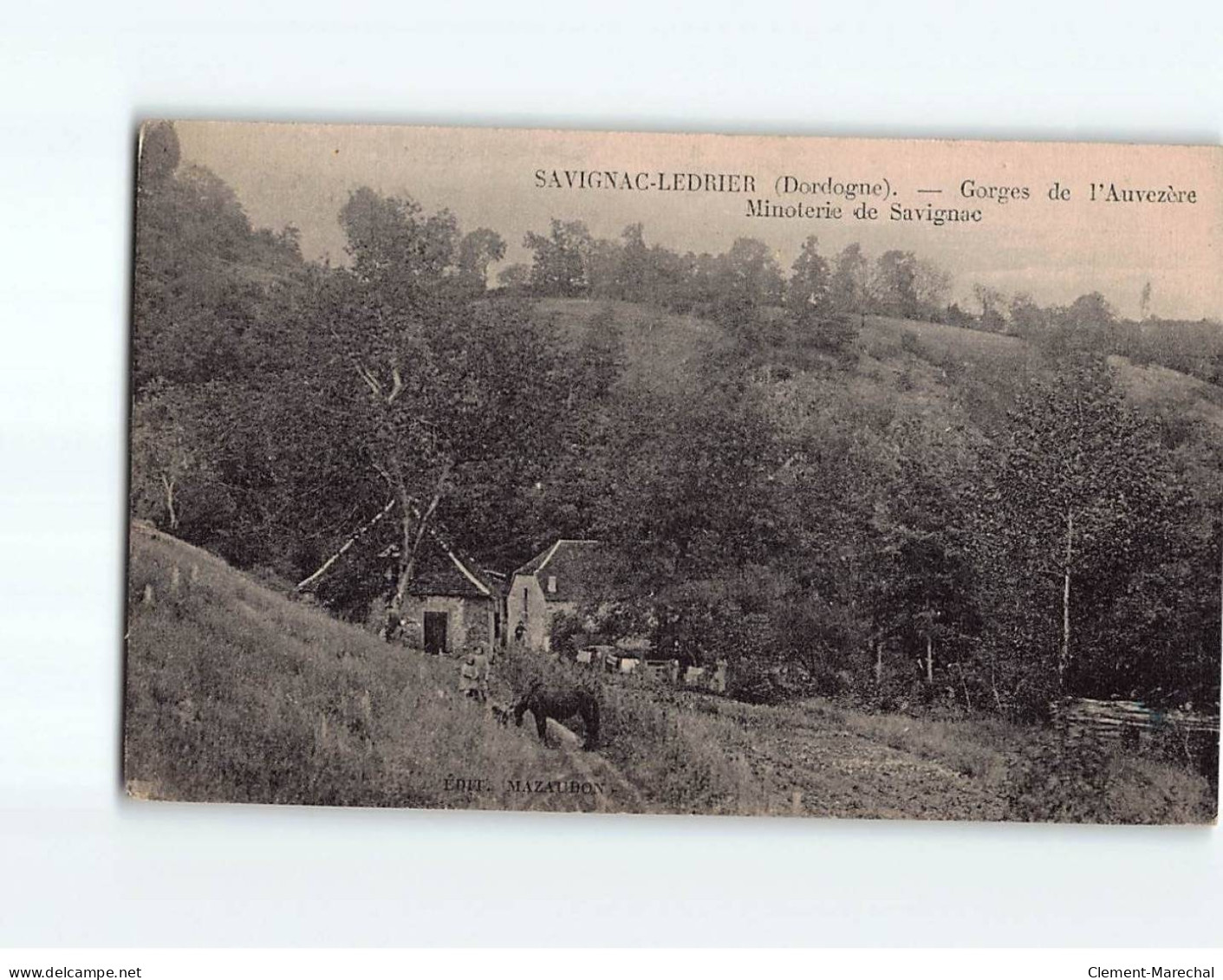 SAVIGNAC LEDRIER : Gorges De L'Auvezère, Minoterie De Savignac - Très Bon état - Other & Unclassified