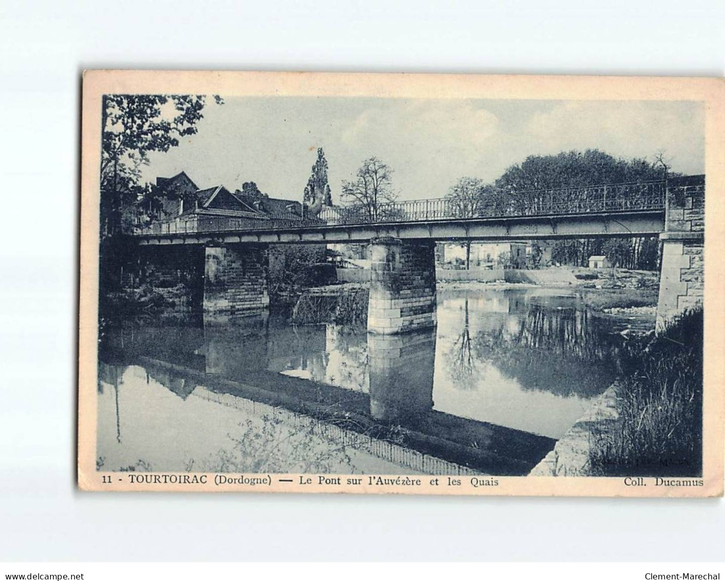 TOURTOIRAC : Le Pont Sur L'Auvezère Et Les Quais - état - Other & Unclassified