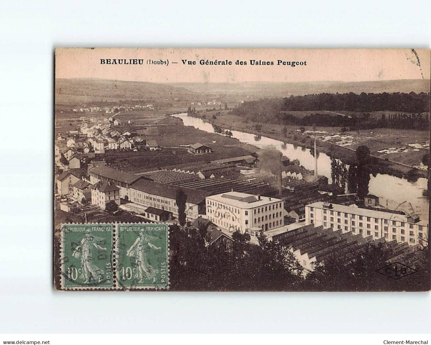 BEAULIEU : Vue Générale Des Usines Peugeot - Très Bon état - Autres & Non Classés