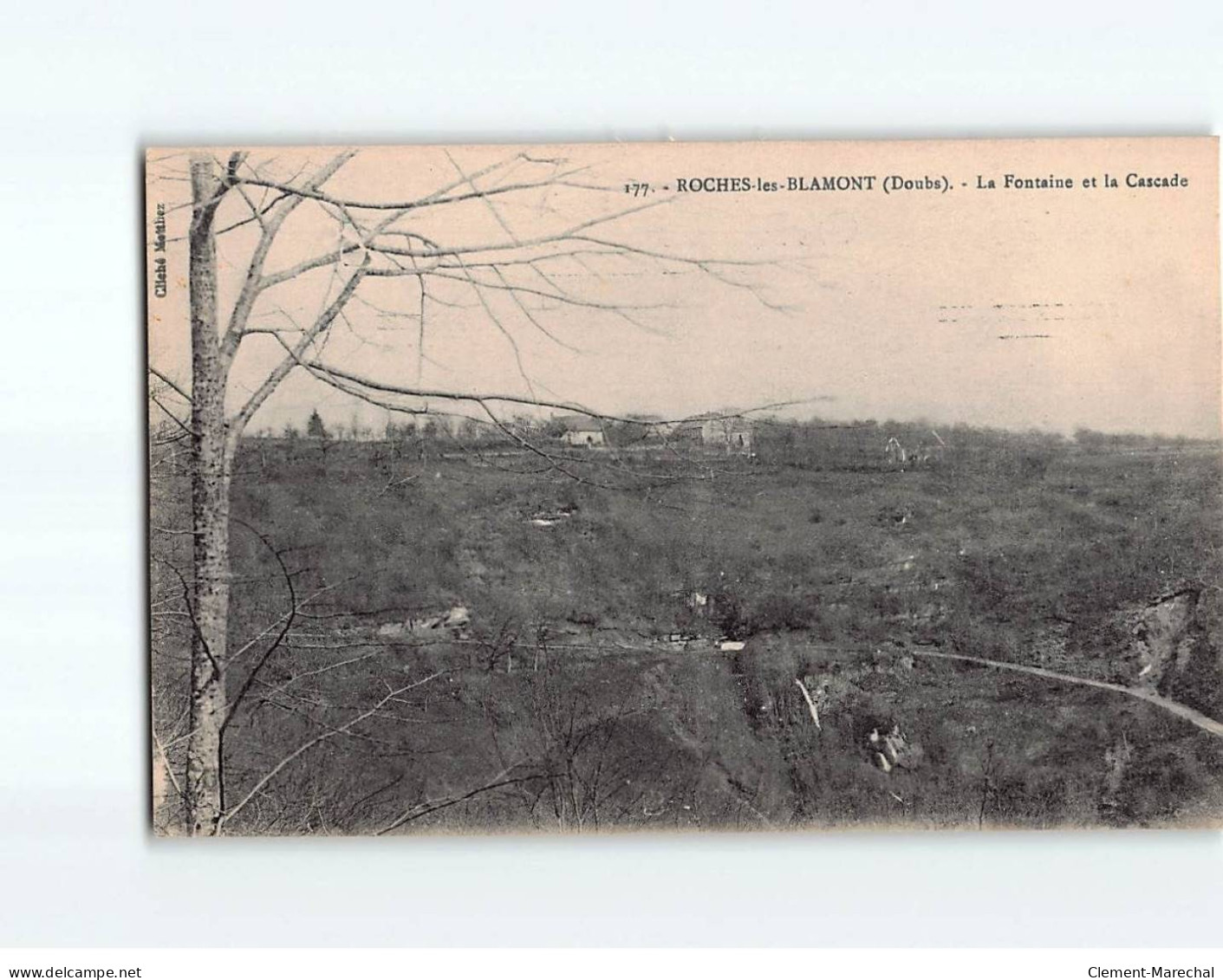 ROCHES LES BLAMONT : La Fontaine Et La Cascade - Très Bon état - Autres & Non Classés