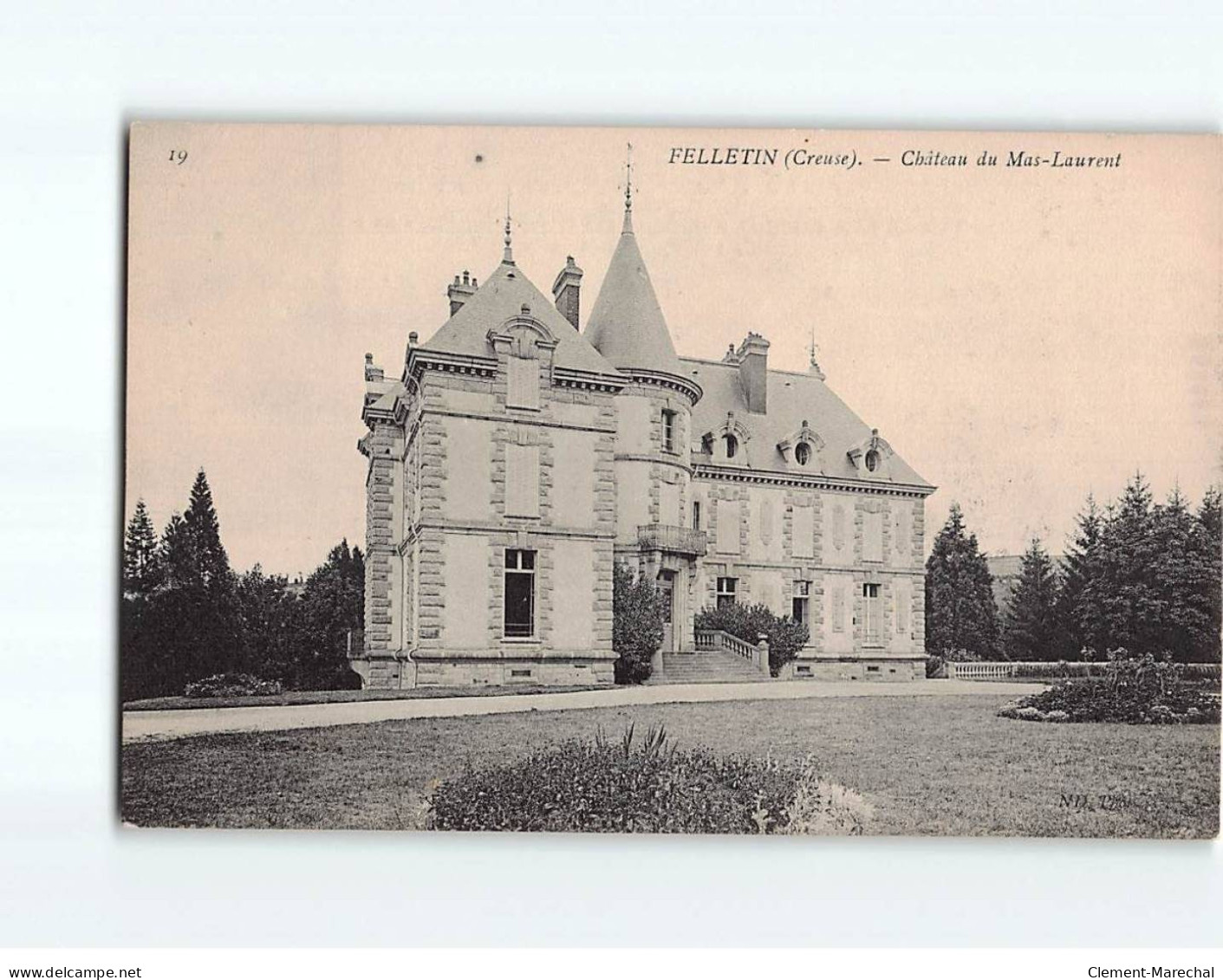 FELLETIN : Château Du Mas-Laurent - Très Bon état - Felletin