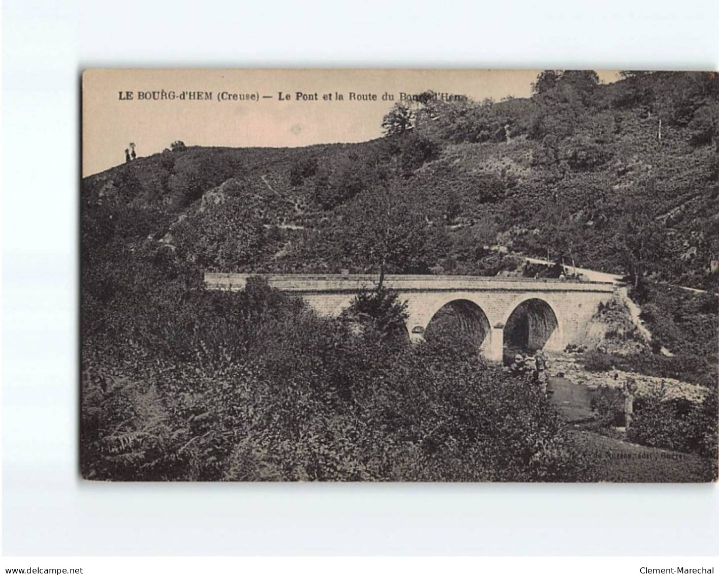 LE BOURG D'HEM : Le Pont Et La Route Du Bourg D'Hem - Très Bon état - Autres & Non Classés