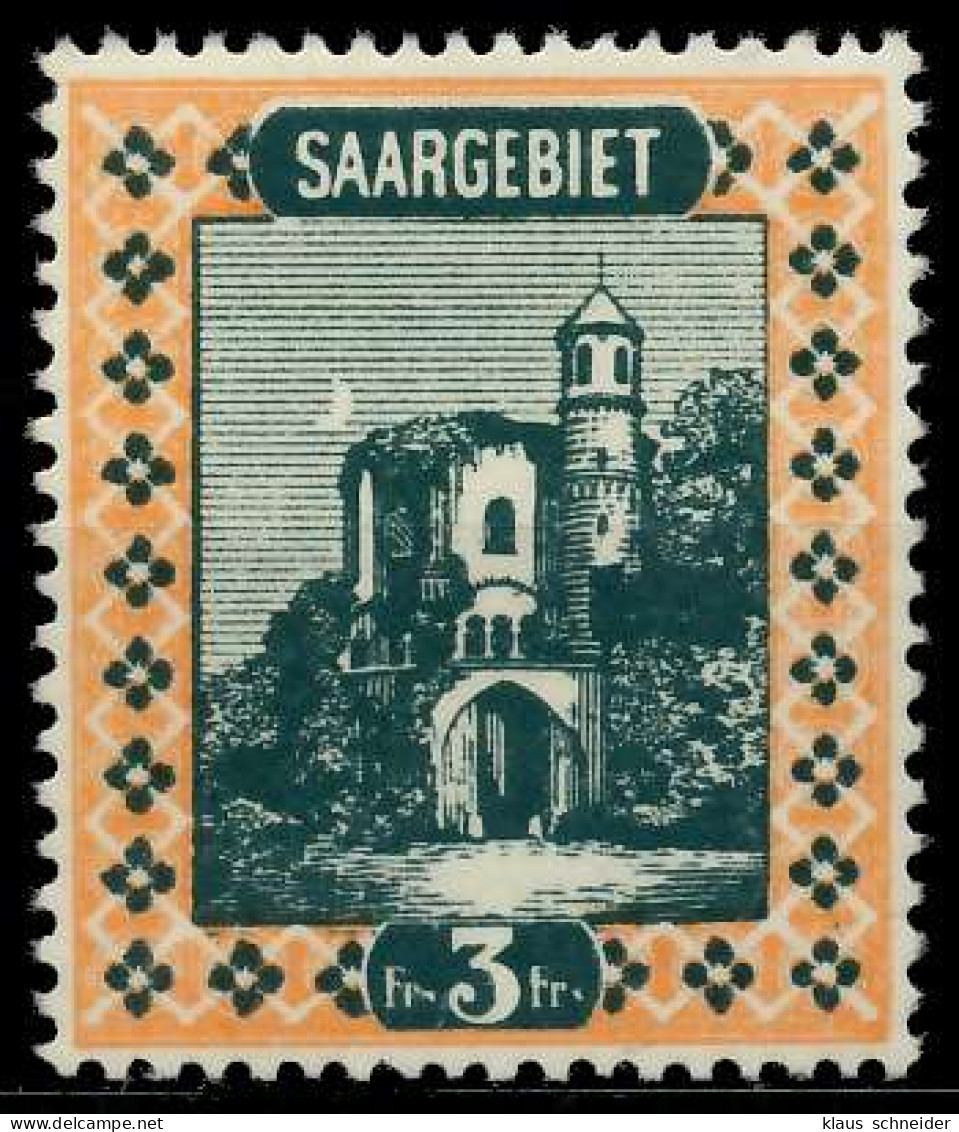 SAARGEBIET LANDS.BILD Nr 96 Postfrisch X78B206 - Unused Stamps