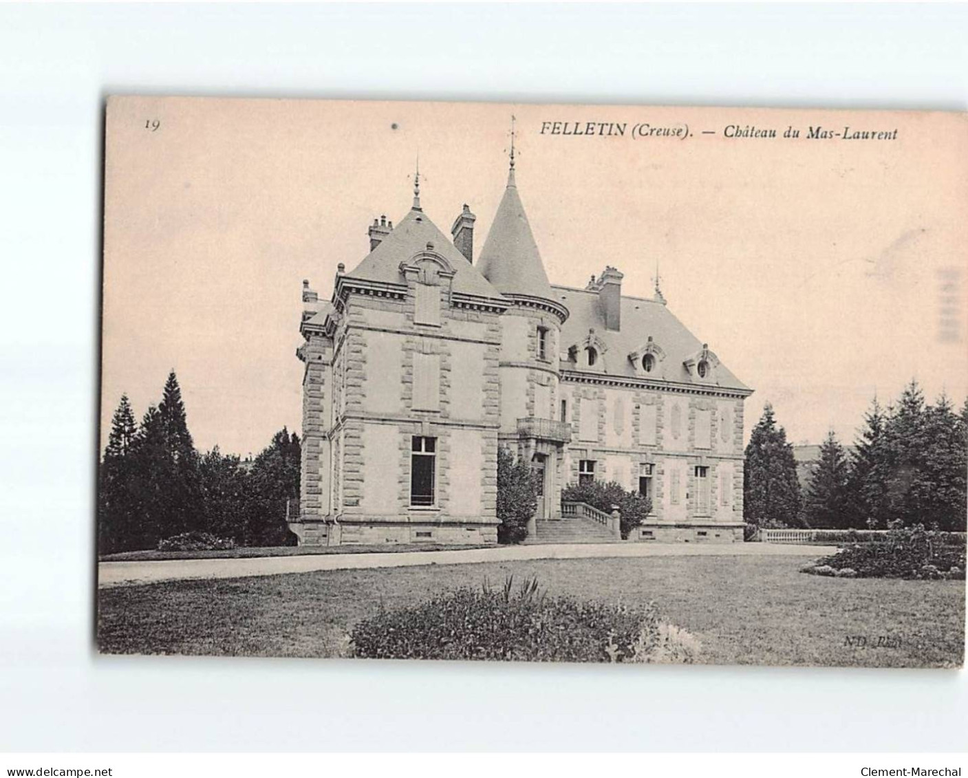 FELLETIN : Château Du Mas-Laurent - état - Felletin