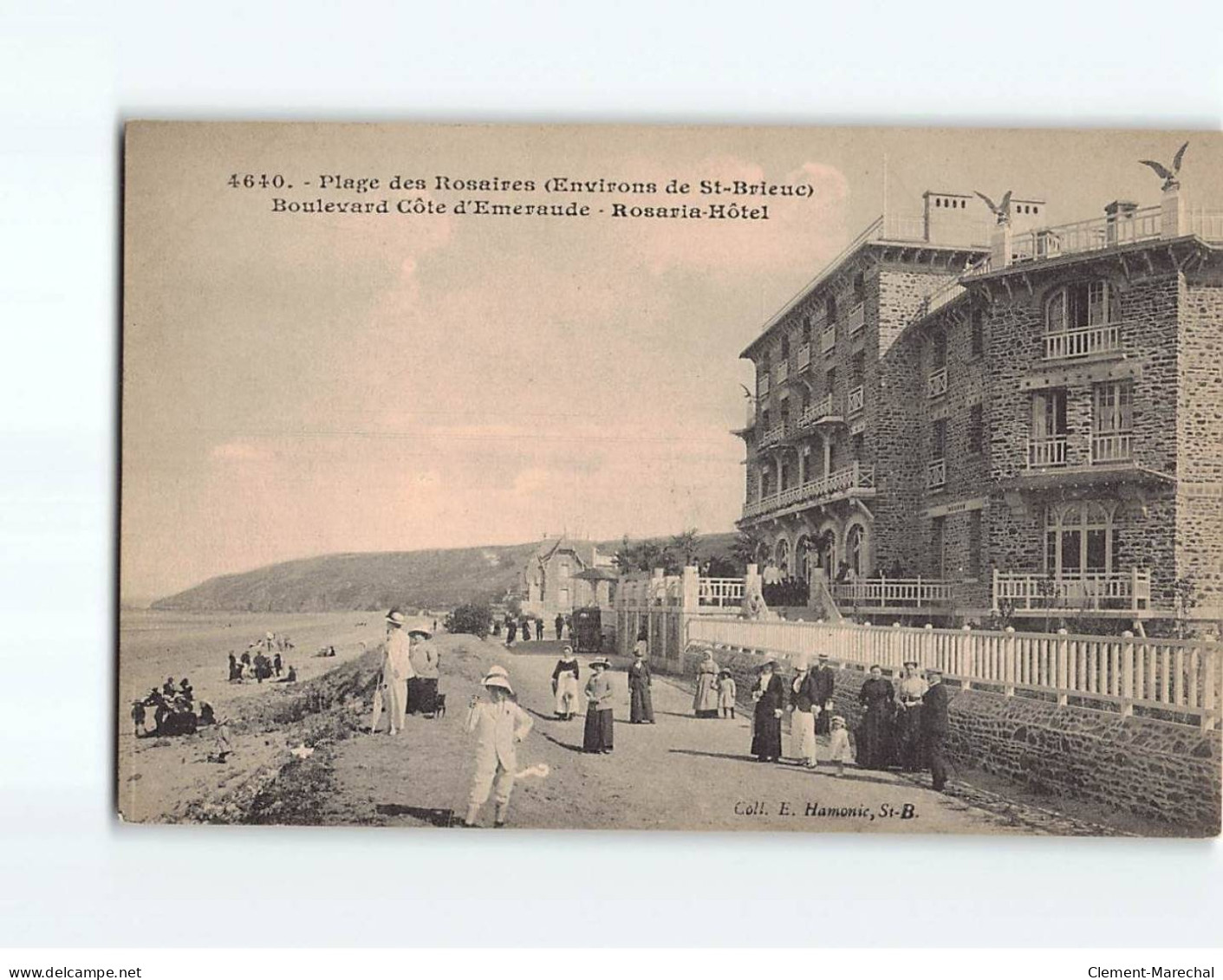 LES ROSAIRES : La Plage, Boulevard Côte D'Emeraude, Rosaria-Hôtel - Très Bon état - Other & Unclassified