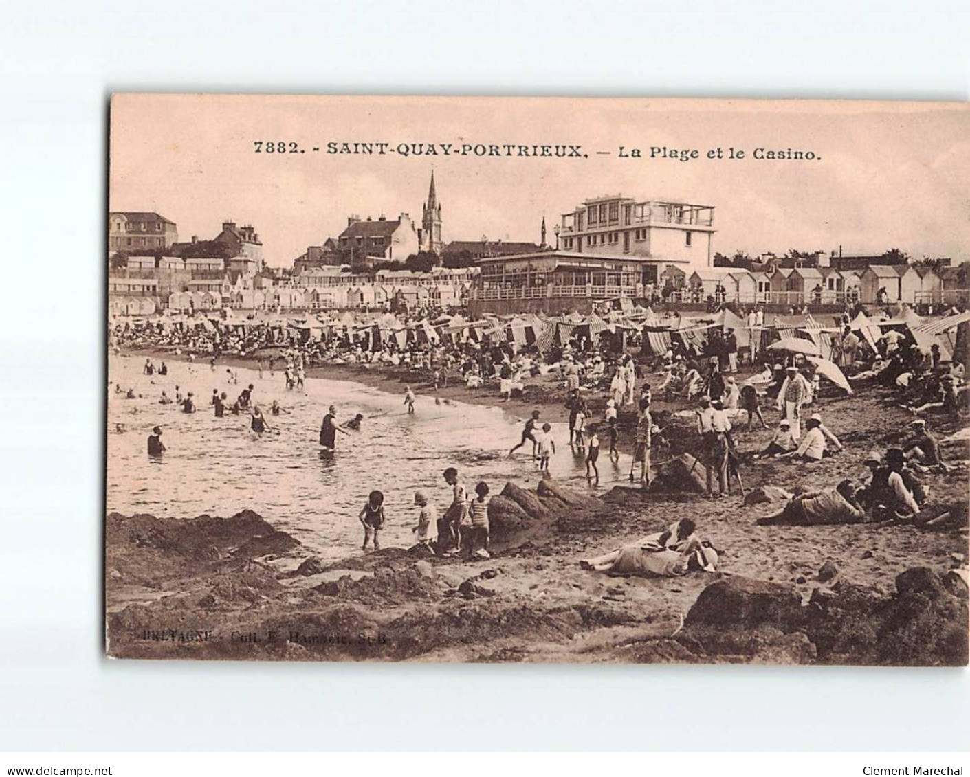 SAINT QUAY PORTRIEUX : La Plage Et Le Casino - Très Bon état - Saint-Quay-Portrieux