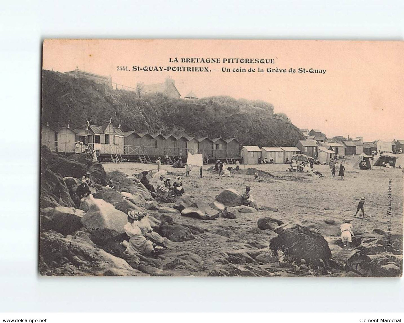 SAINT QUAY PORTRIEUX : Un Coin De La Grève De Saint-Quay - état - Saint-Quay-Portrieux