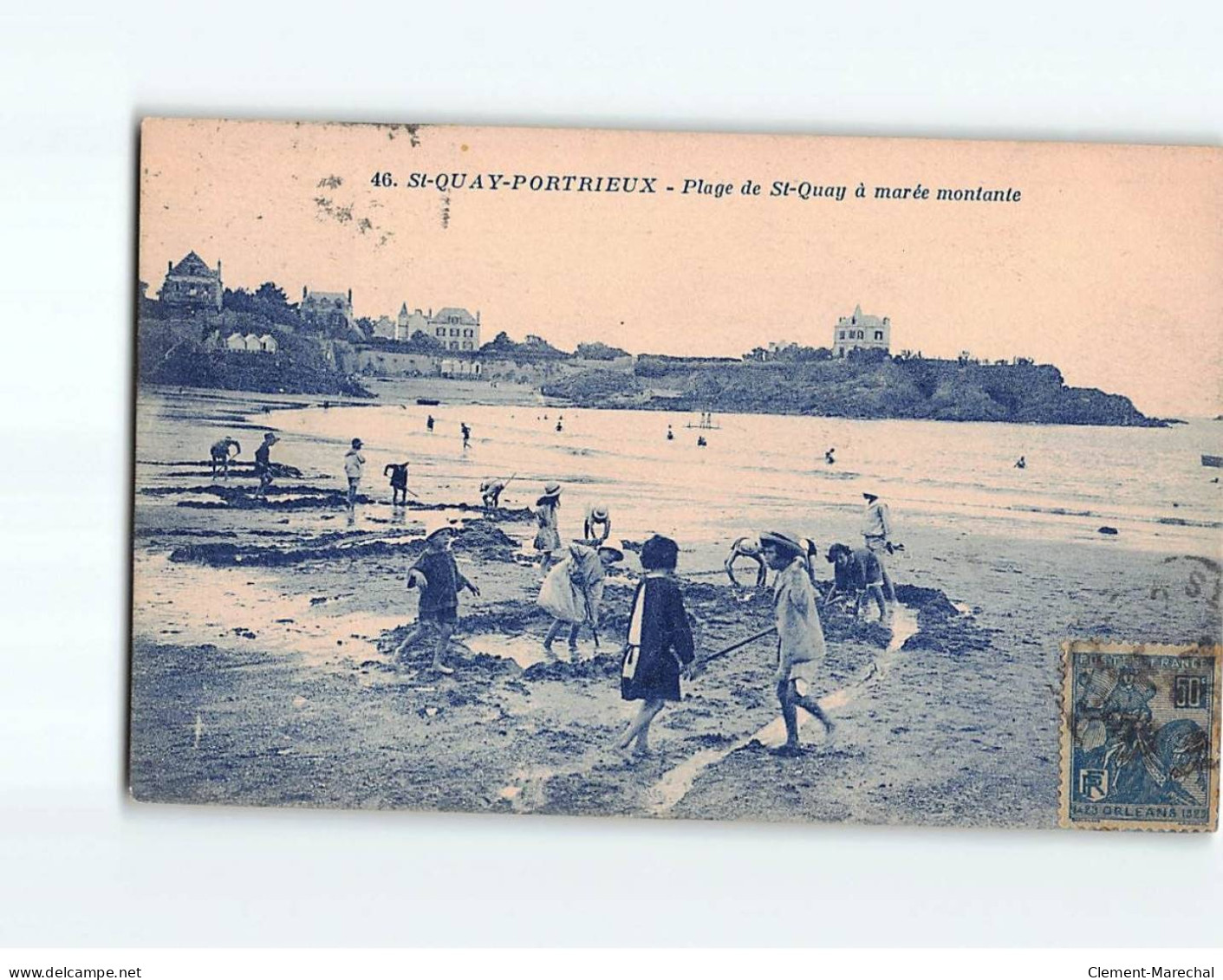 SAINT QUAY PORTRIEUX : Plage De Saint-Quay à Marée Montante - Très Bon état - Saint-Quay-Portrieux