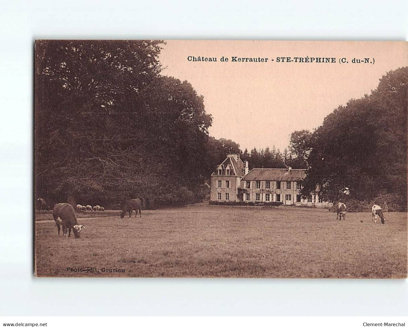 Château De KERRAUTER : Sainte-Tréphine - Très Bon état - Sonstige & Ohne Zuordnung