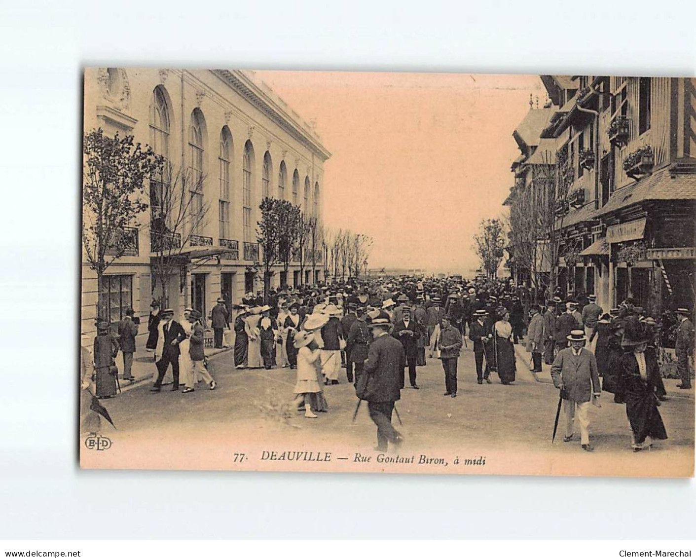 DEAUVILLE : Rue Gontaut Biron, à Midi - Très Bon état - Deauville