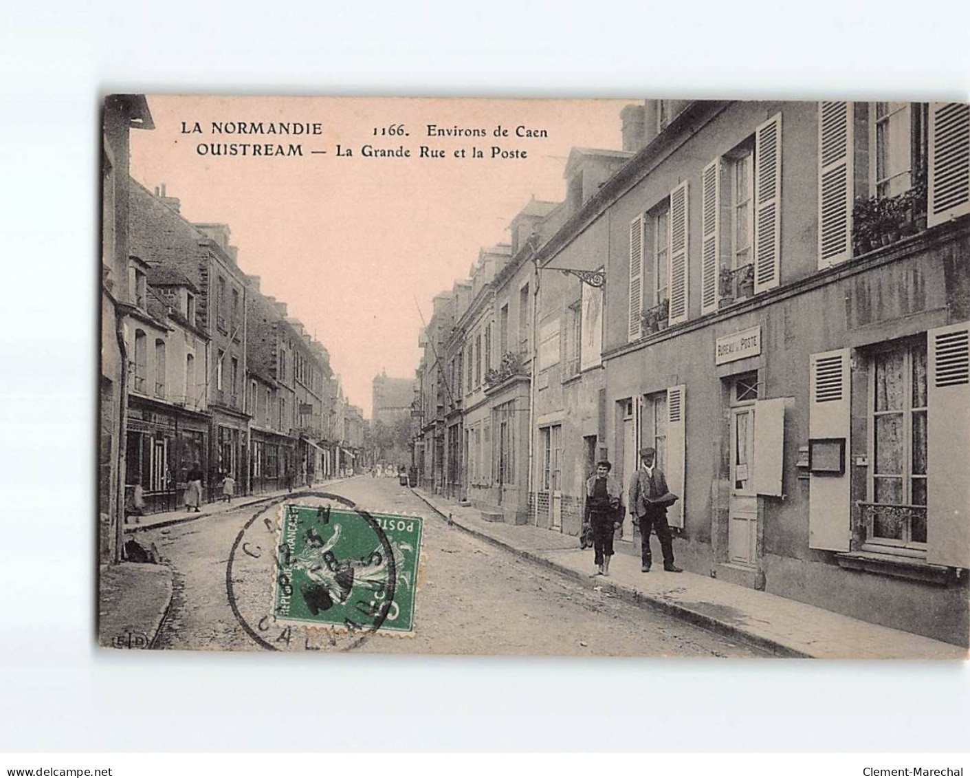 OUISTREHAM : La Grande Rue Et La Poste - Très Bon état - Ouistreham