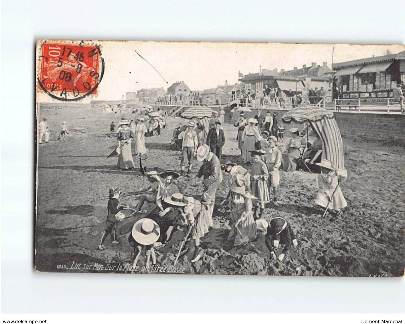 LUC SUR MER : Sur La Plage à Marée Basse - Très Bon état - Luc Sur Mer