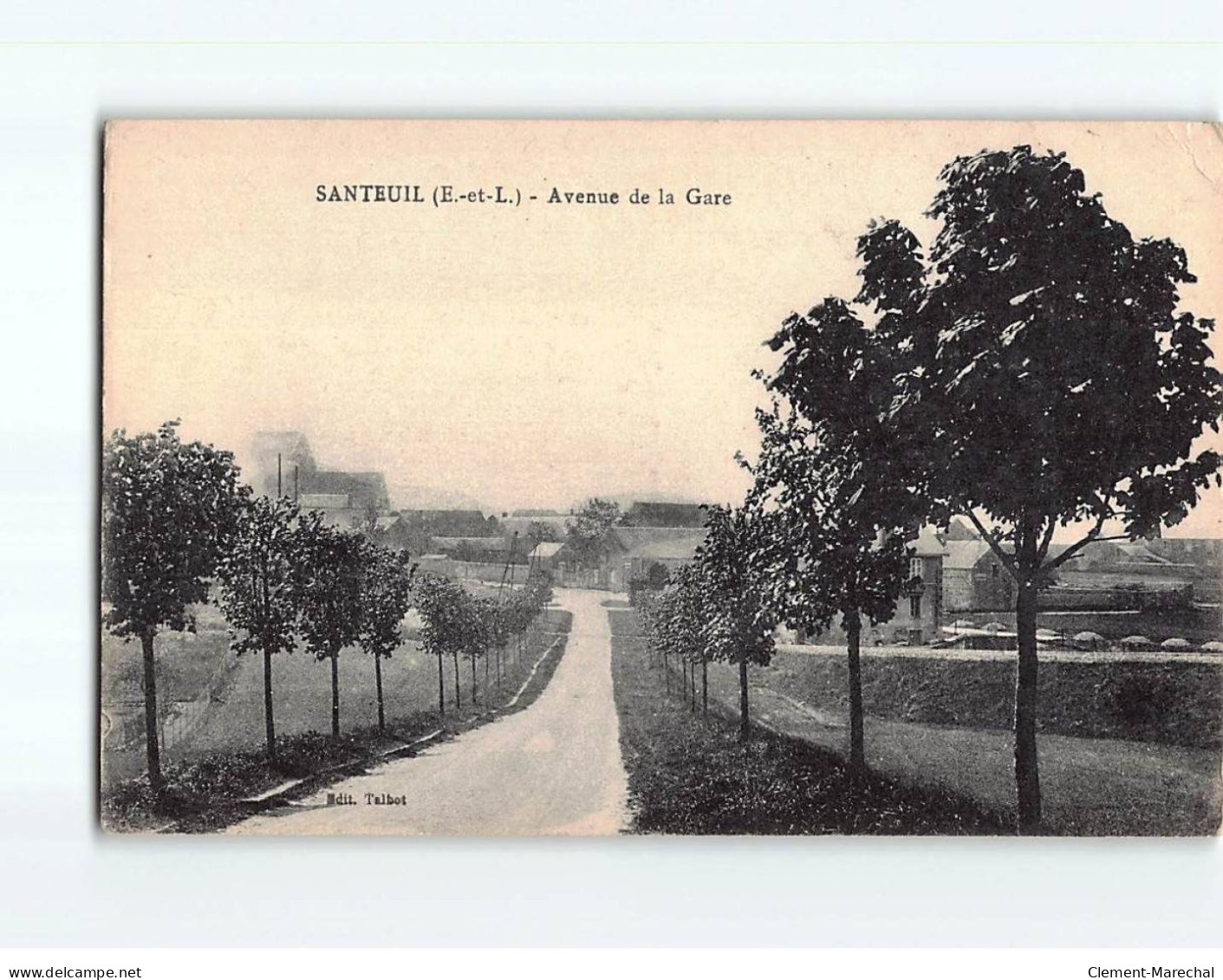 SANTEUIL : Avenue De La Gare - état - Sonstige & Ohne Zuordnung