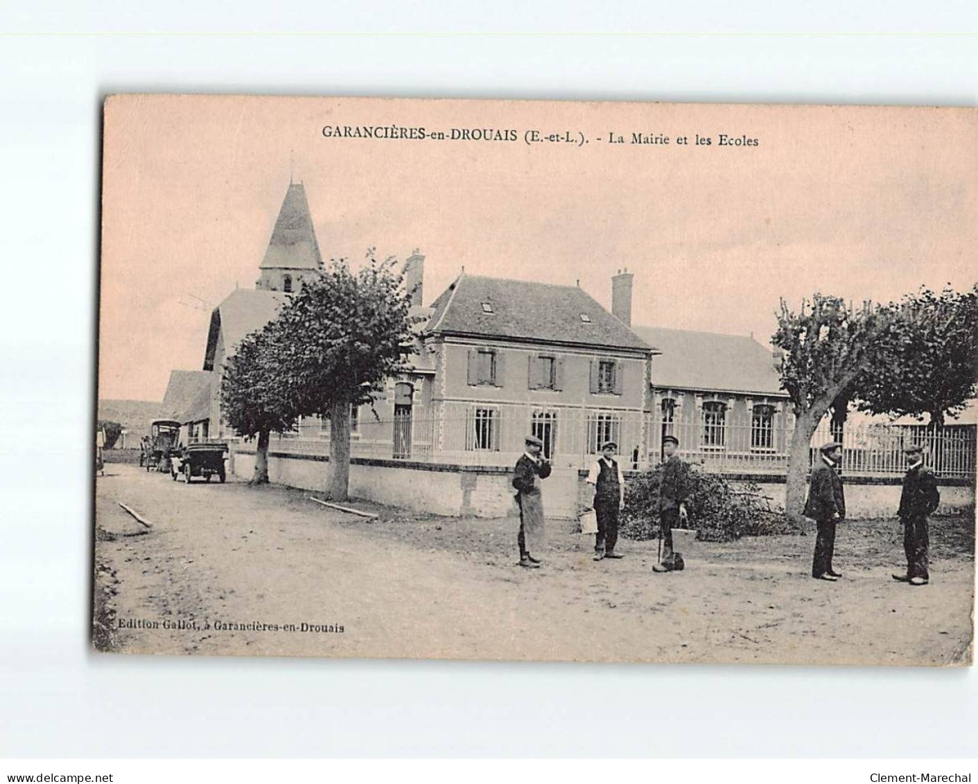 GARANCIERES EN DROUAIS : La Mairie Et Les Ecoles - état - Andere & Zonder Classificatie