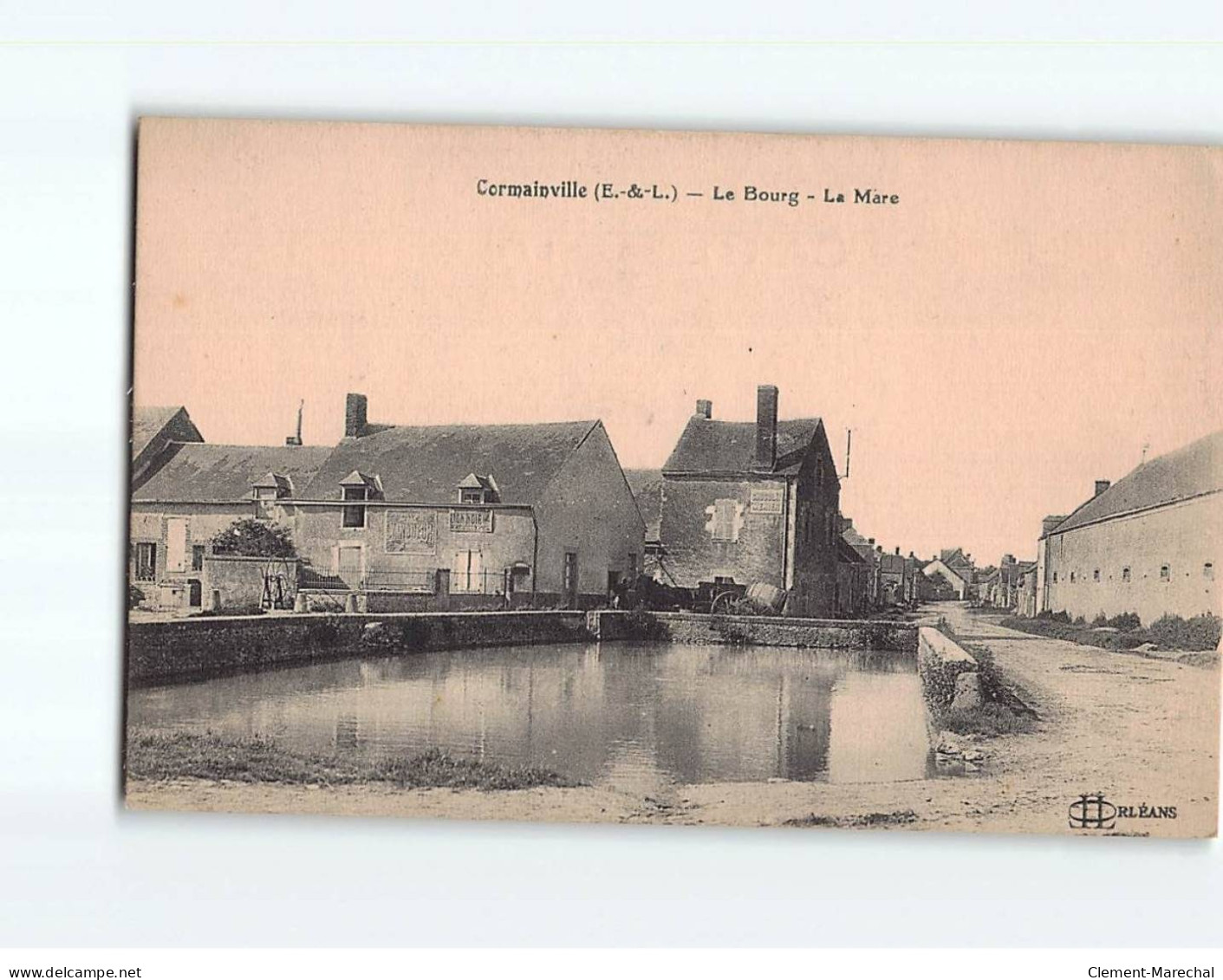 CORMAINVILLE :Le Bourg, La Mare - état - Otros & Sin Clasificación