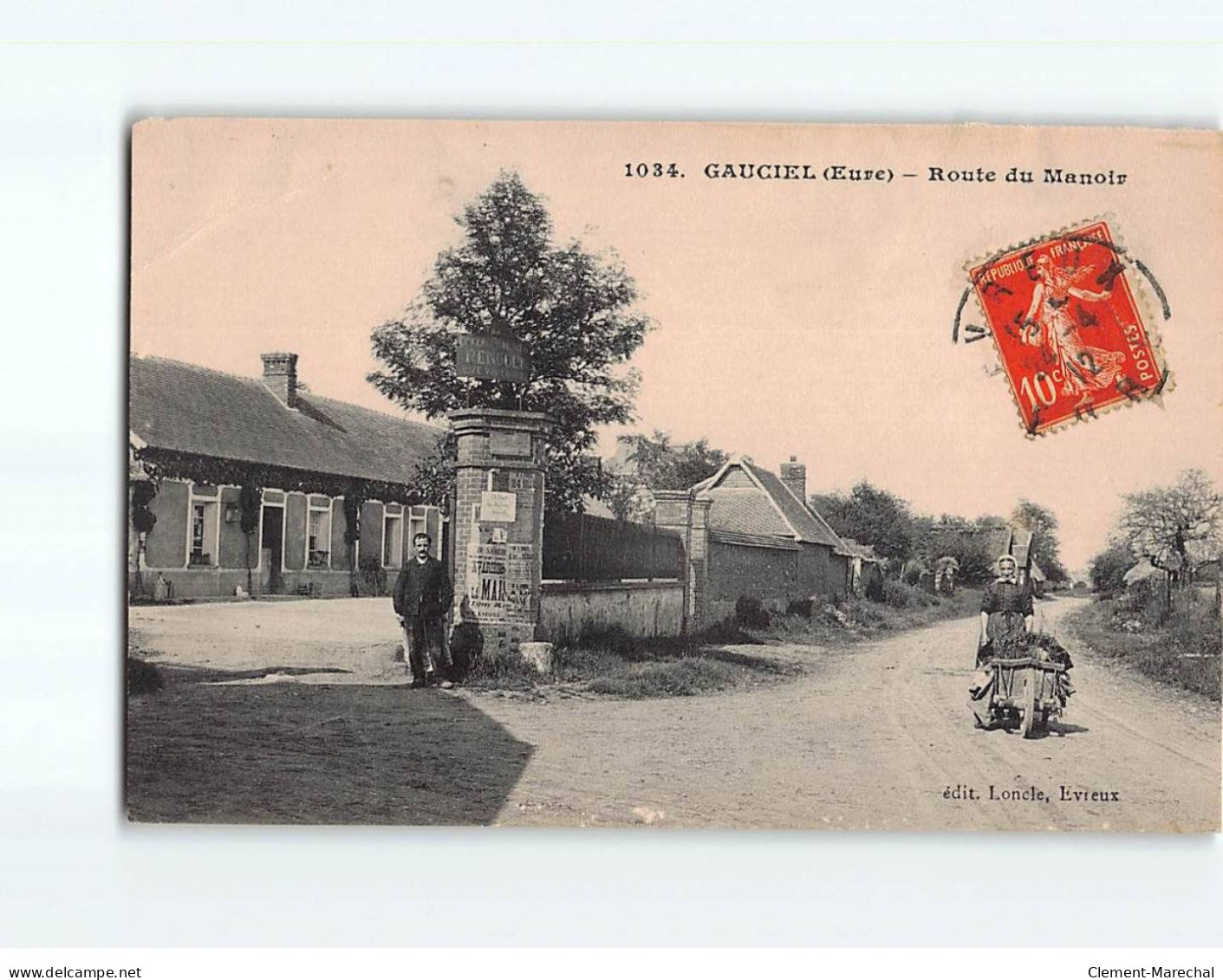 GAUCIEL : Route Du Manoir - état - Sonstige & Ohne Zuordnung