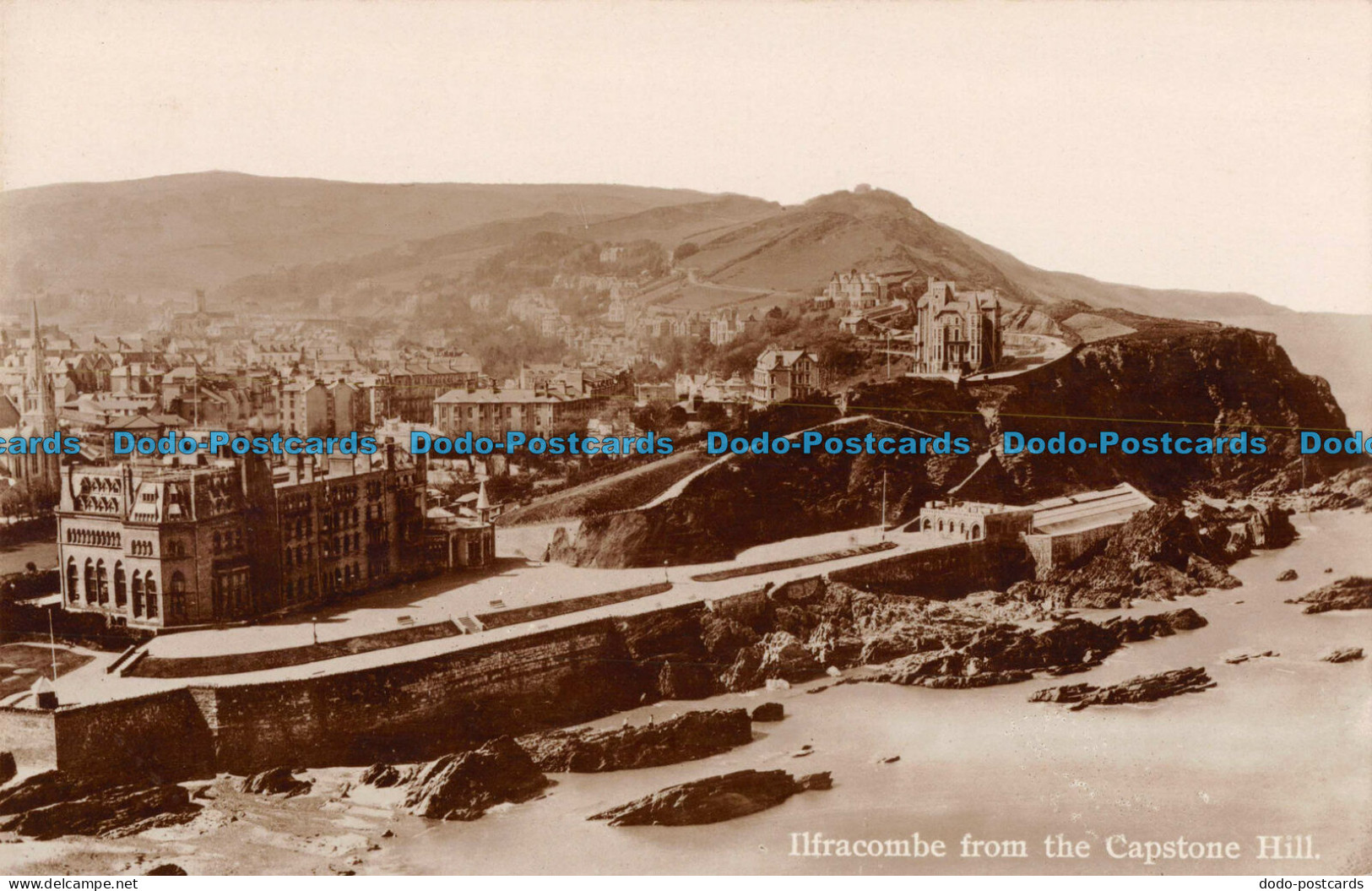 R088529 Ilfracombe From The Capstone Hill. RP - Wereld